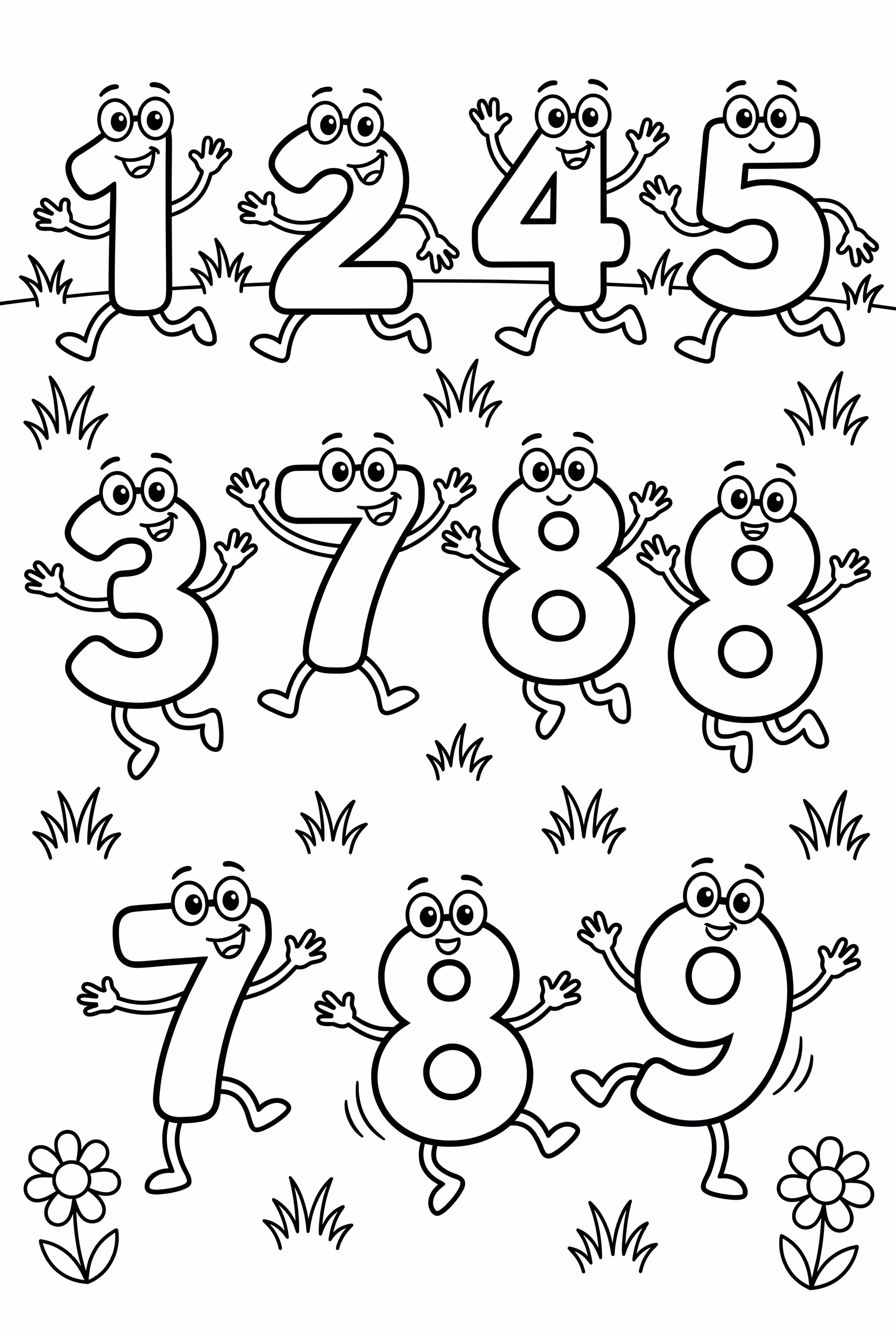 Dancing Numbers In A Field