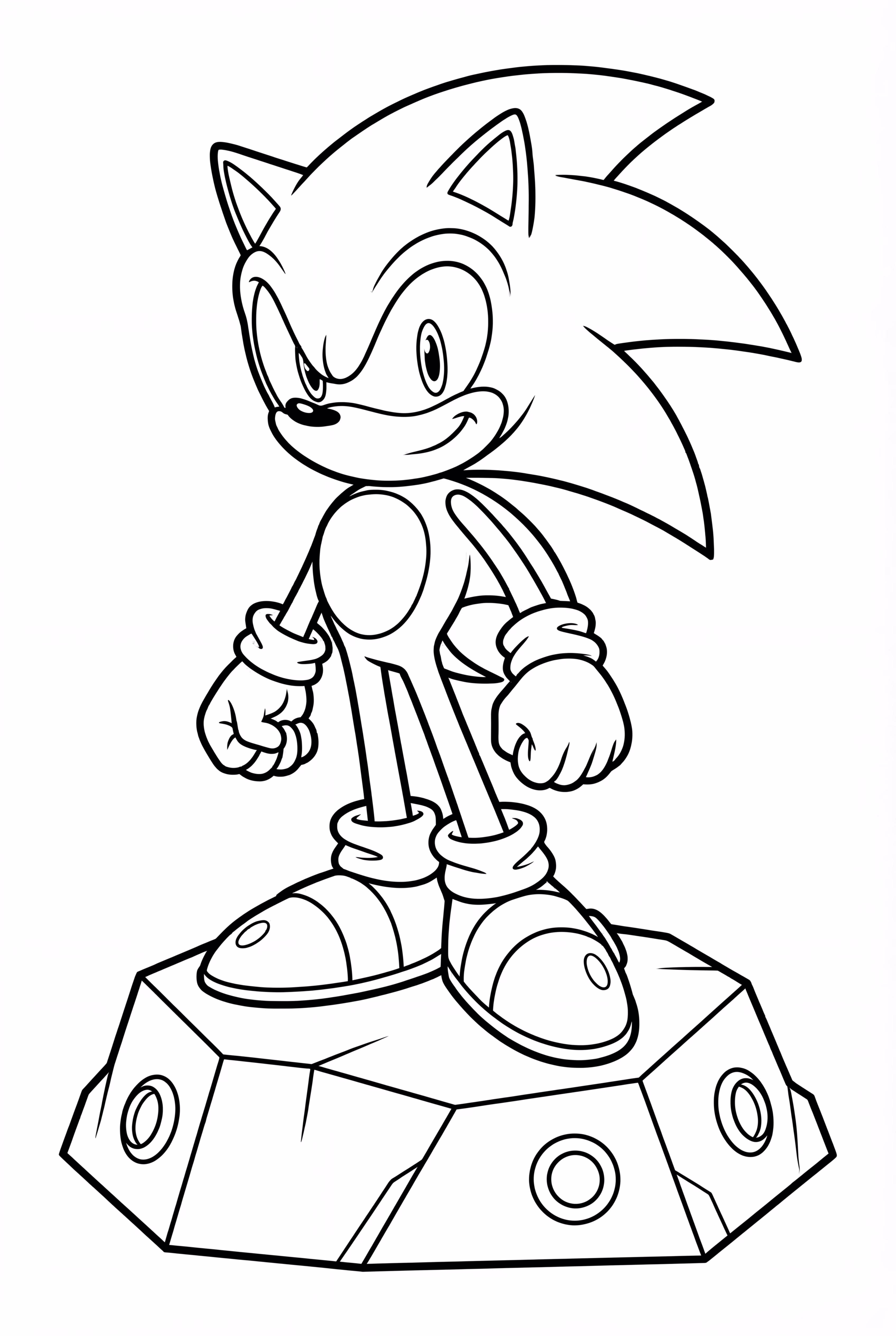 黑暗刺猬站在岩浆石上