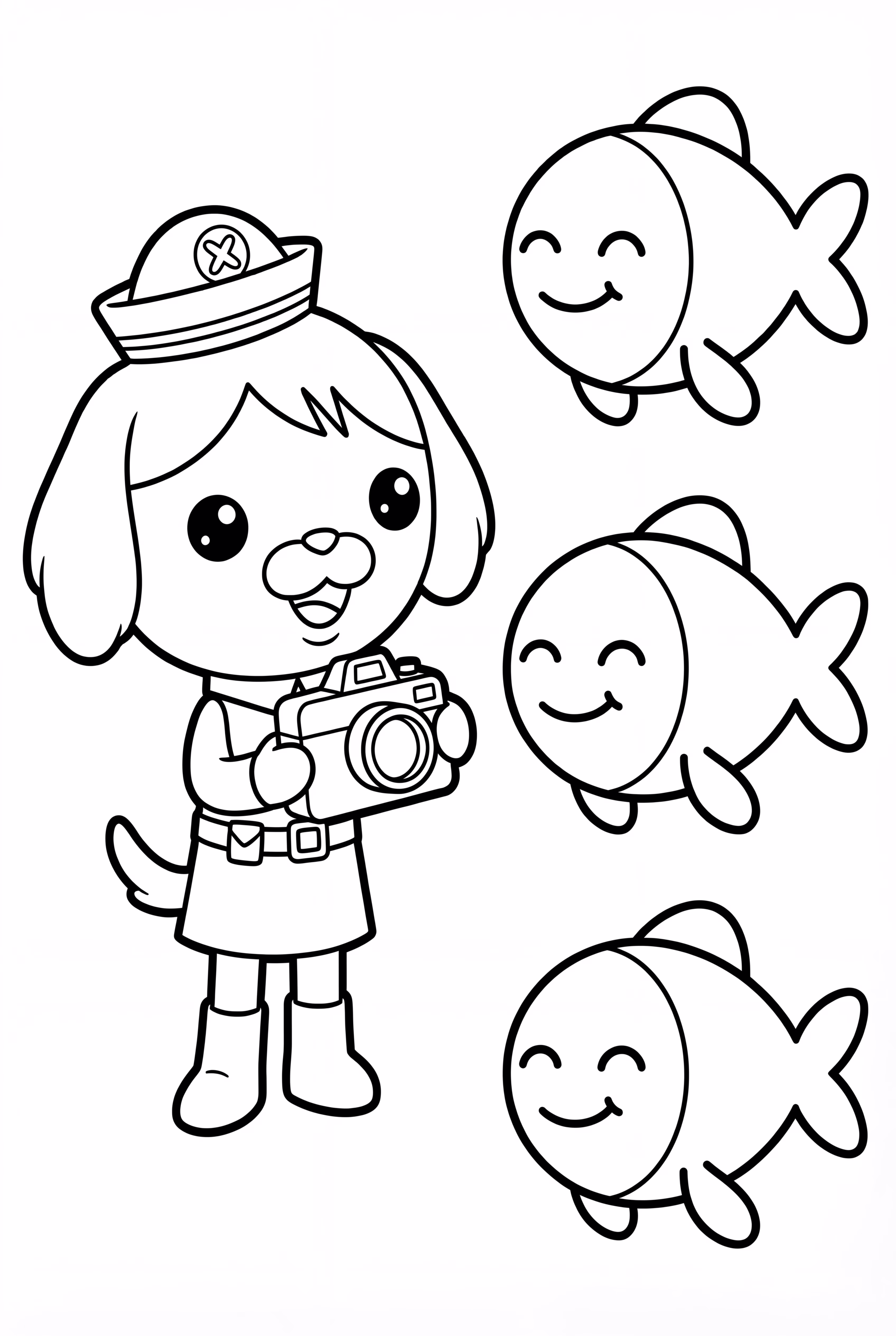 Dashi The Dog Taking Photos Of Fish