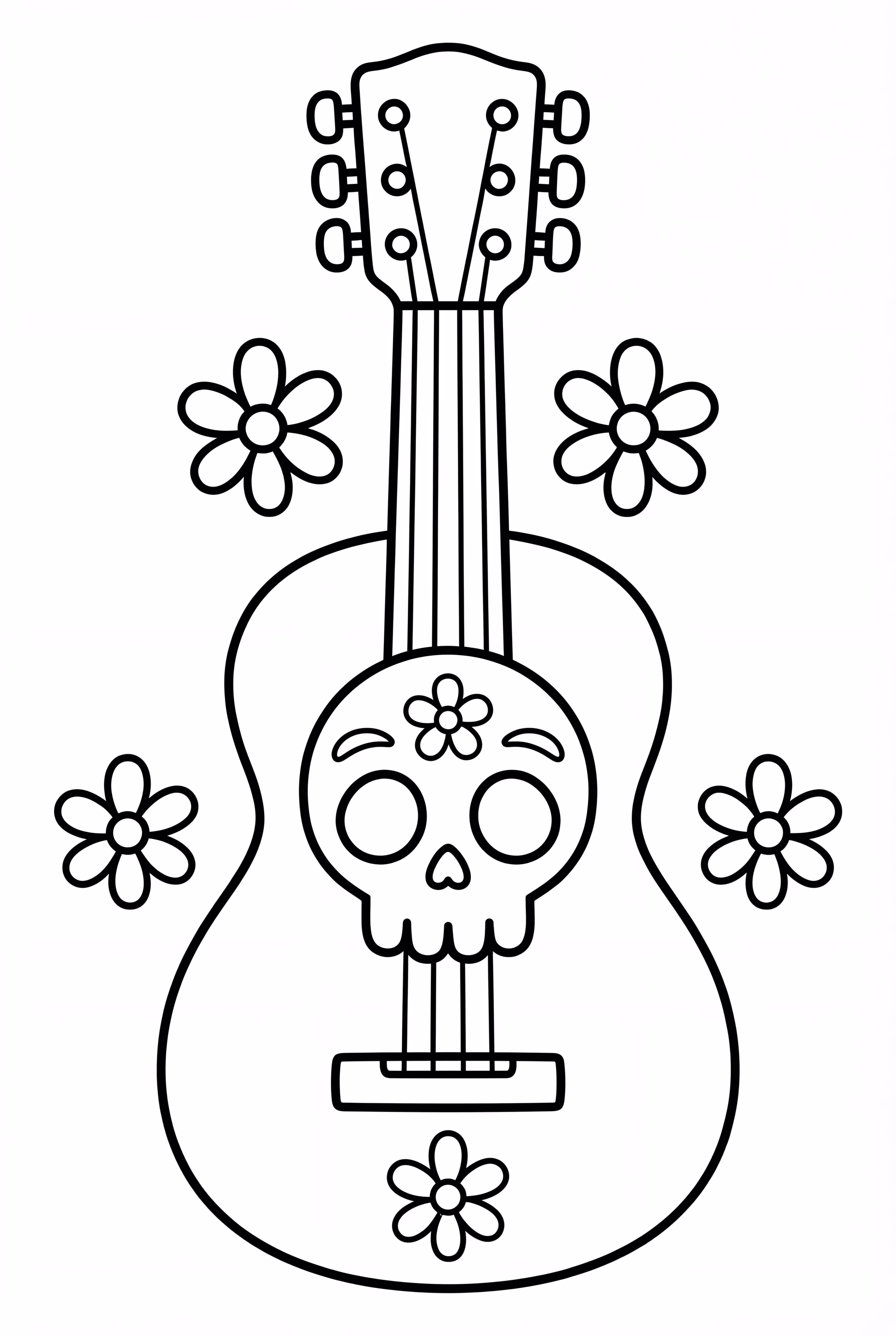 Day of the Dead Guitar