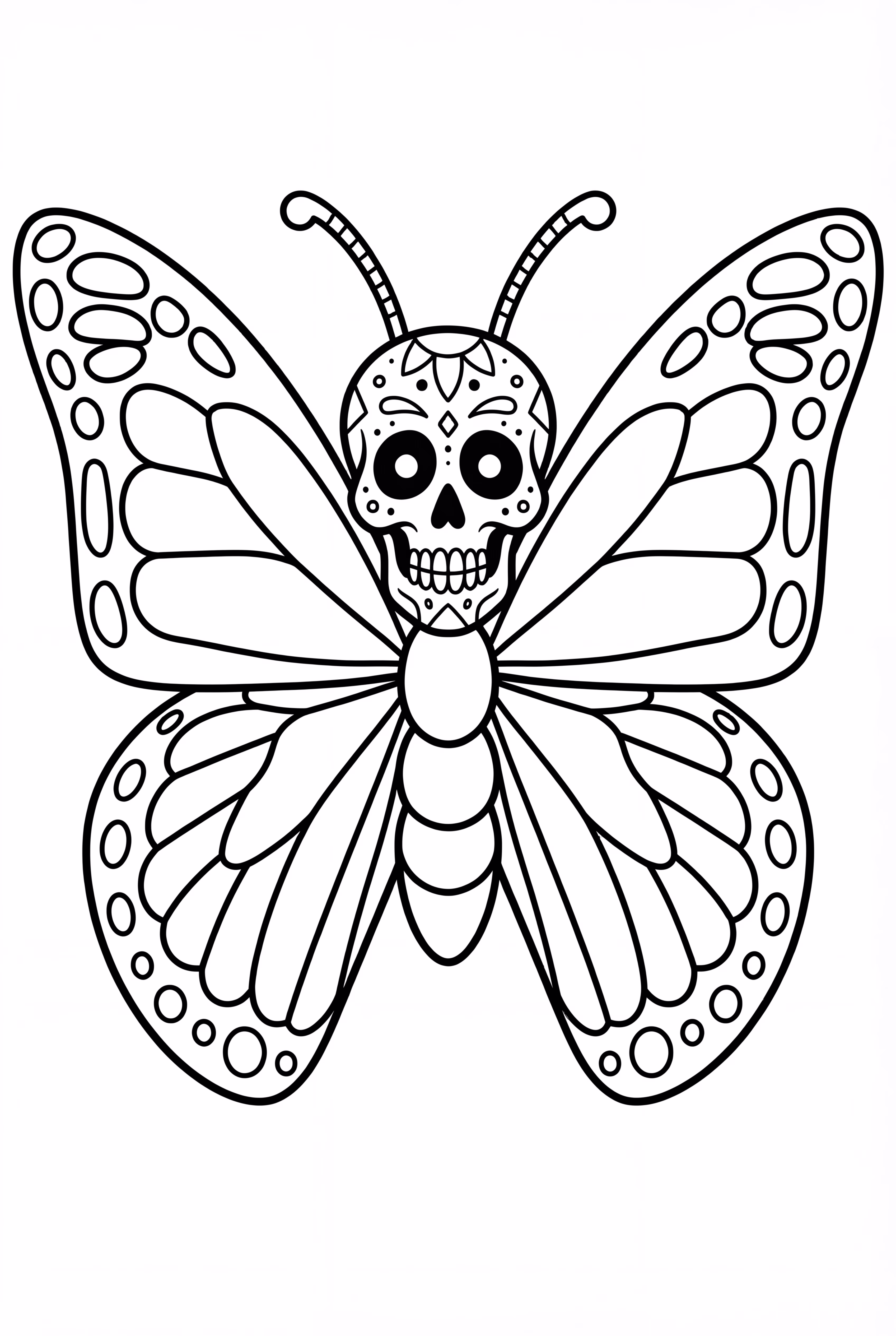 Day of the Dead Monarch Butterfly