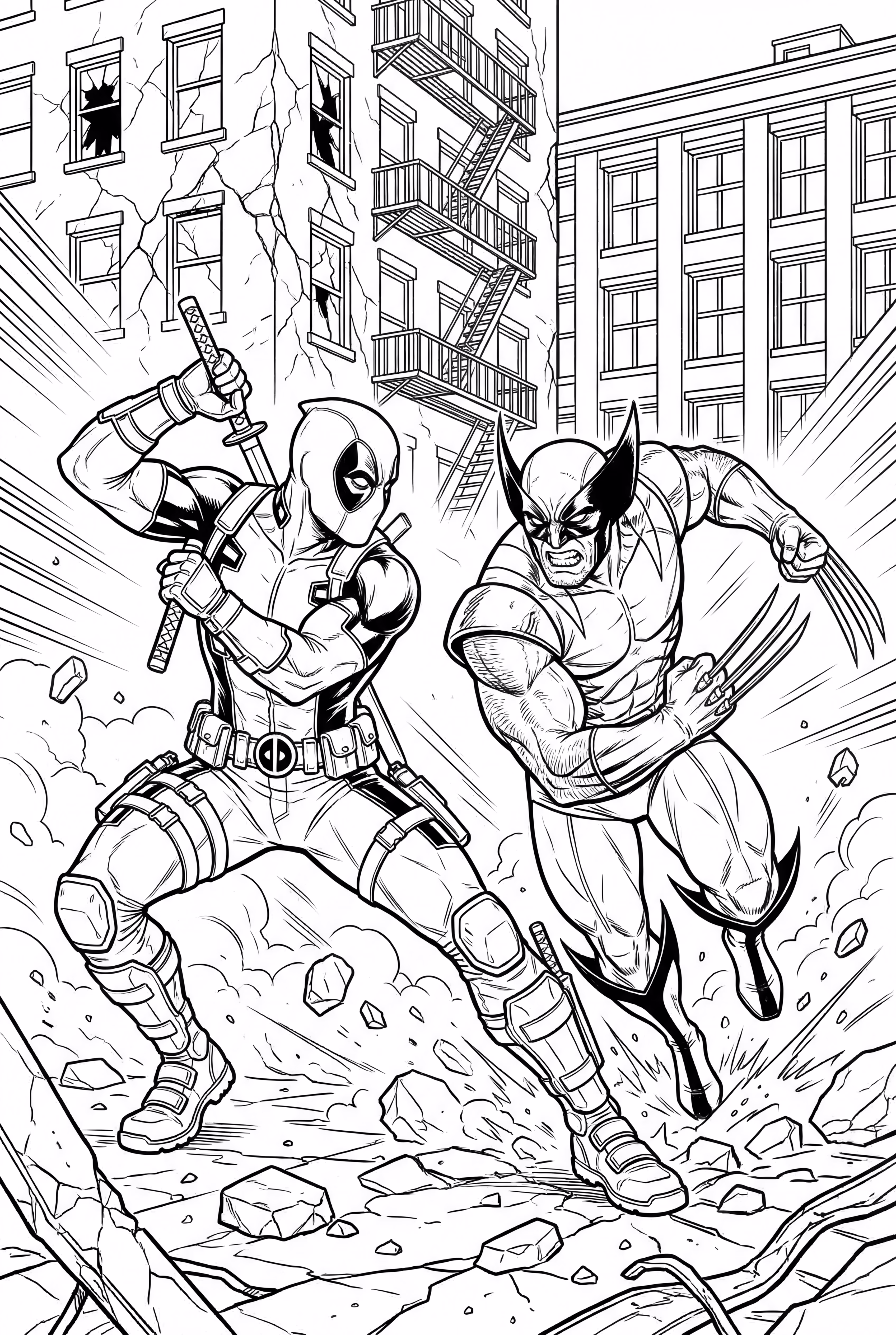 死侍大战金刚狼史诗之战