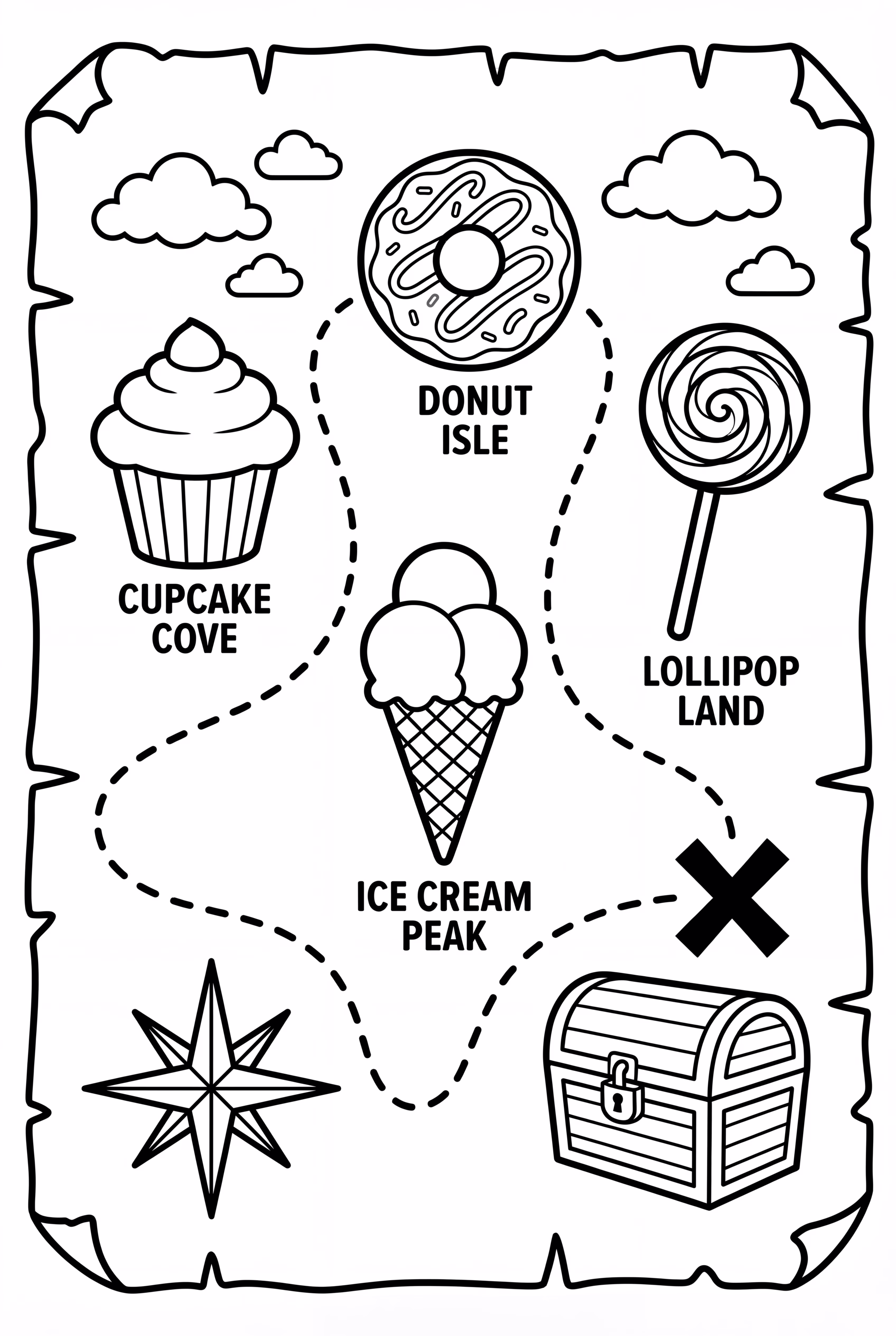 Dessert Treasure Map Quest
