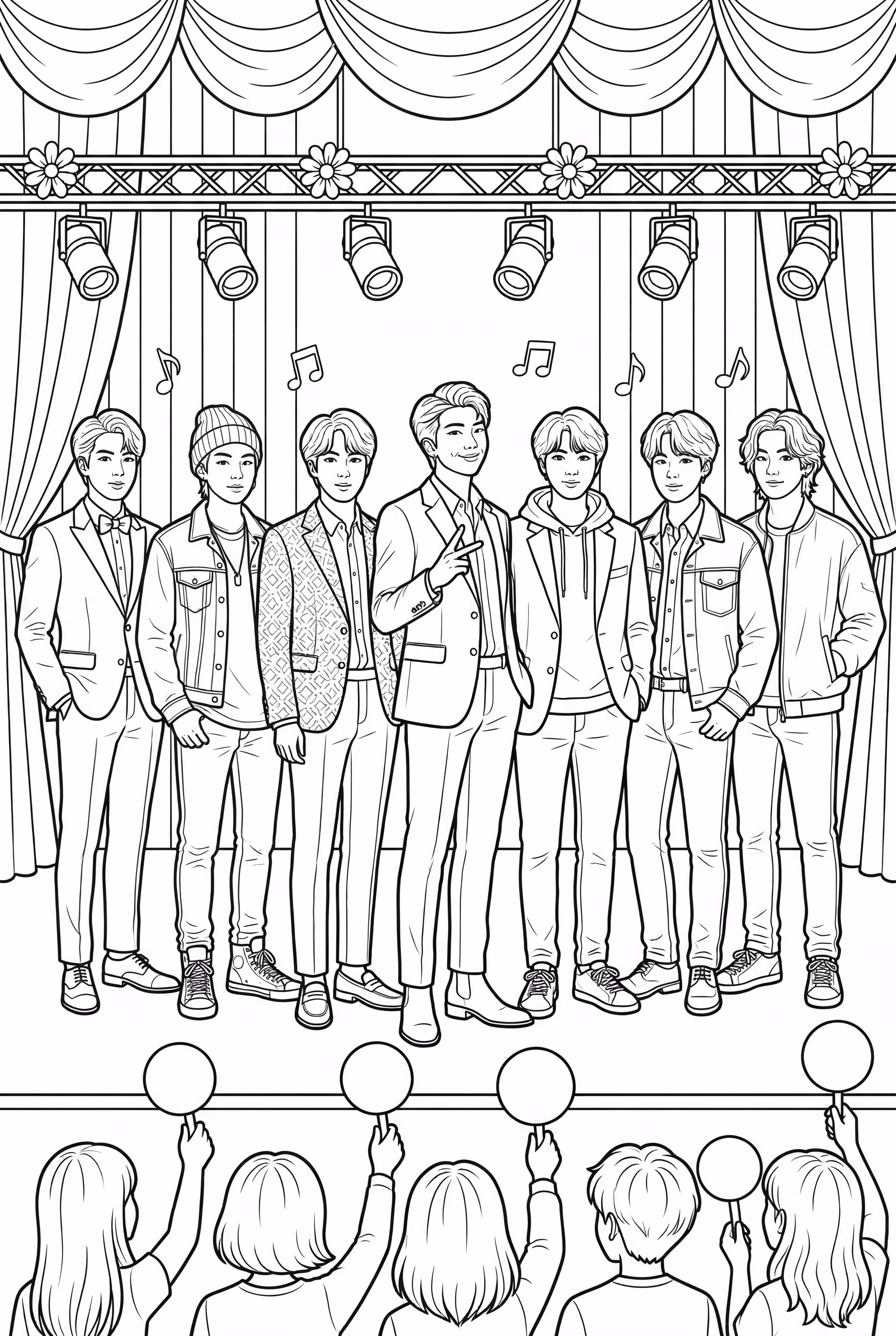 Detailed BTS Group Photo