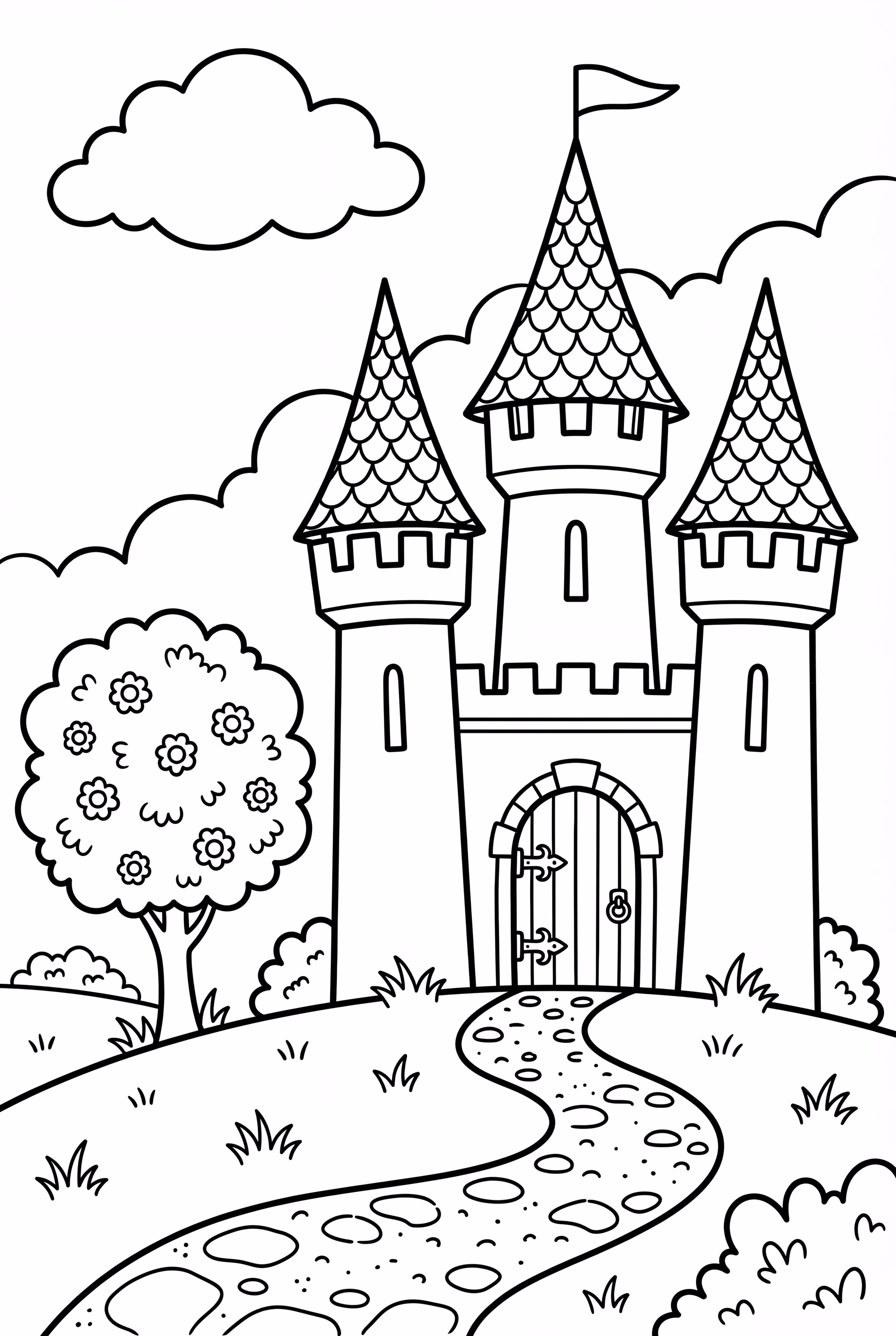 Detailed Castle For Adults Architecture