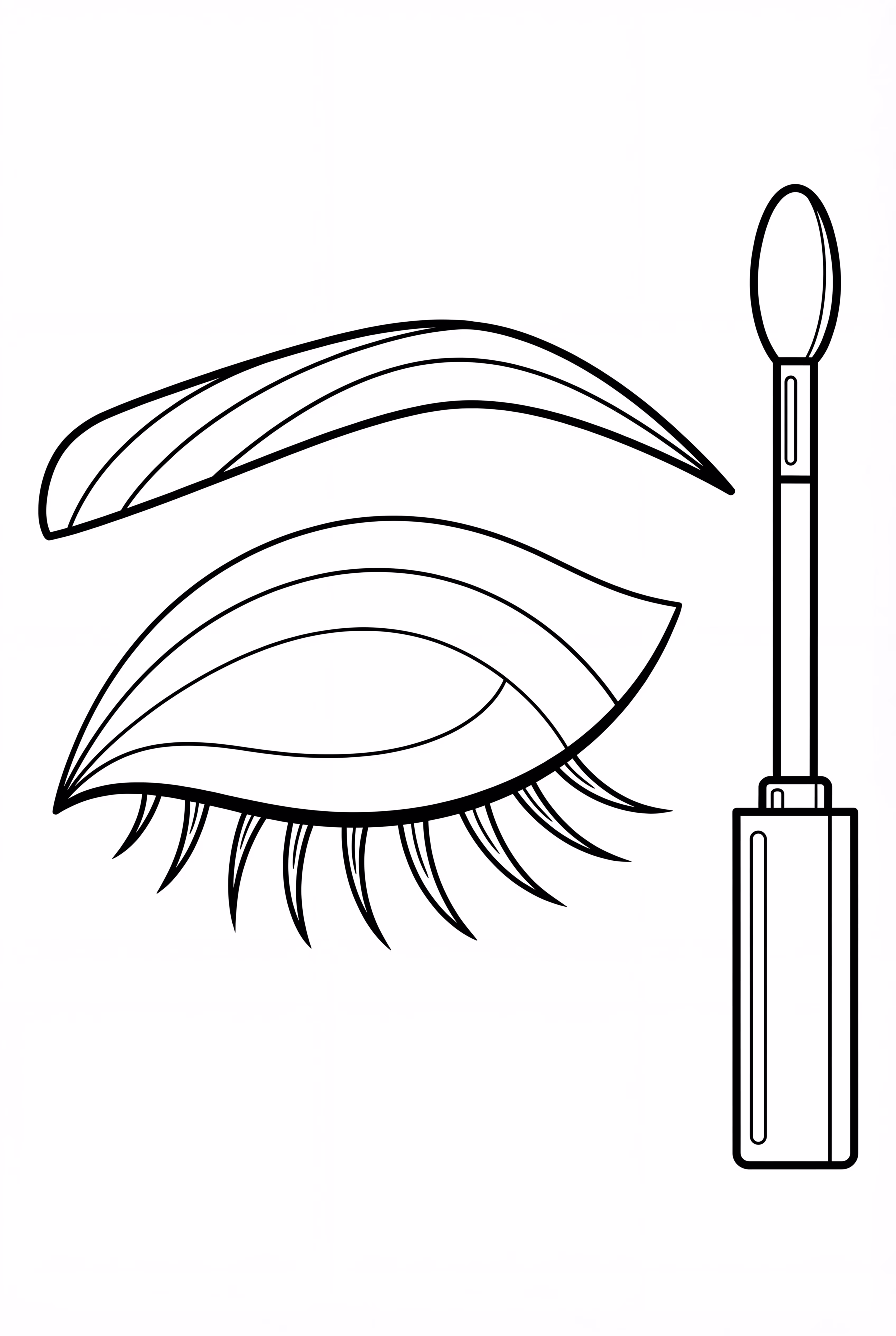 Mistura de Sombra Nos Olhos Detalhados Fechados