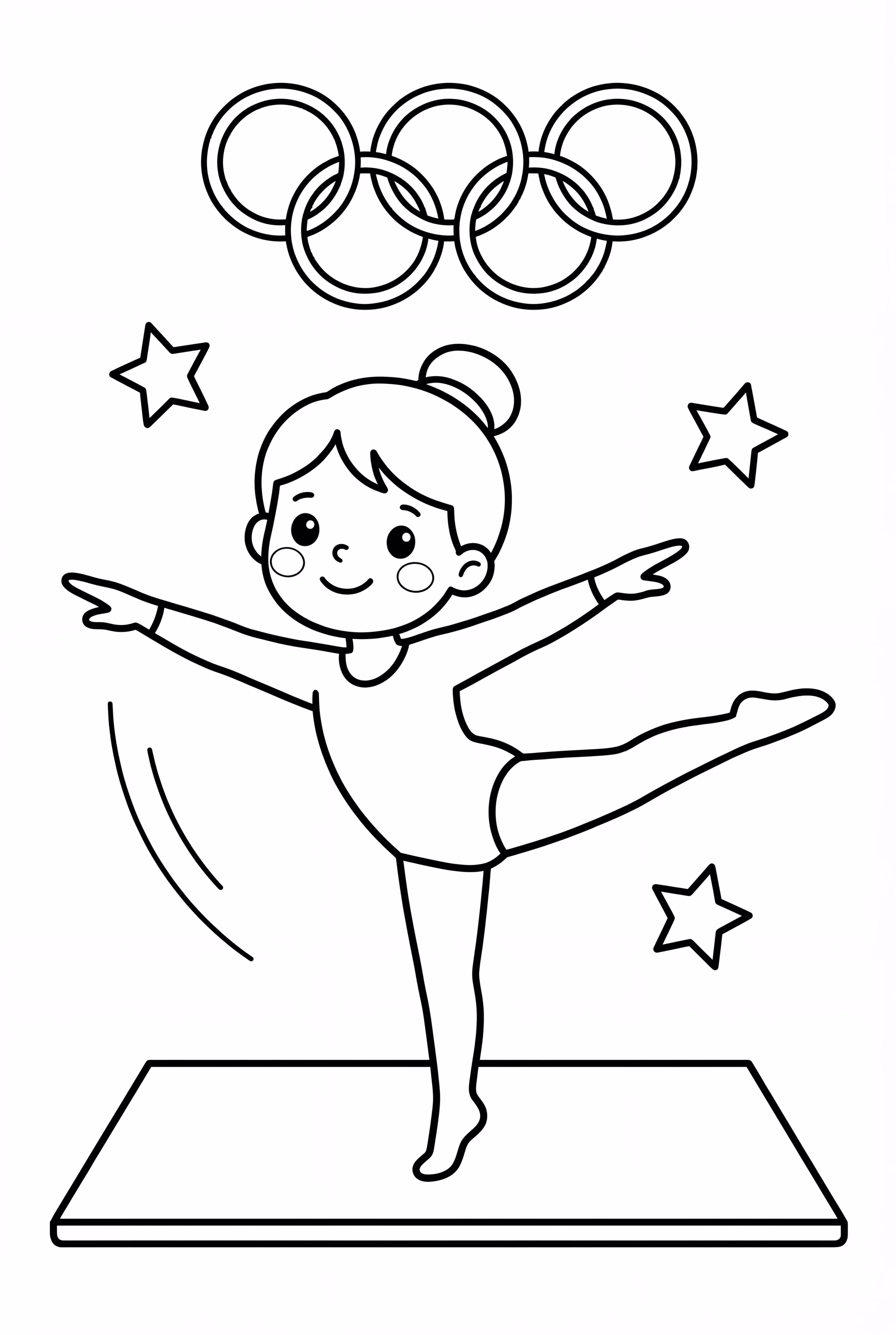 Detailed Olympics Gymnastics Routine