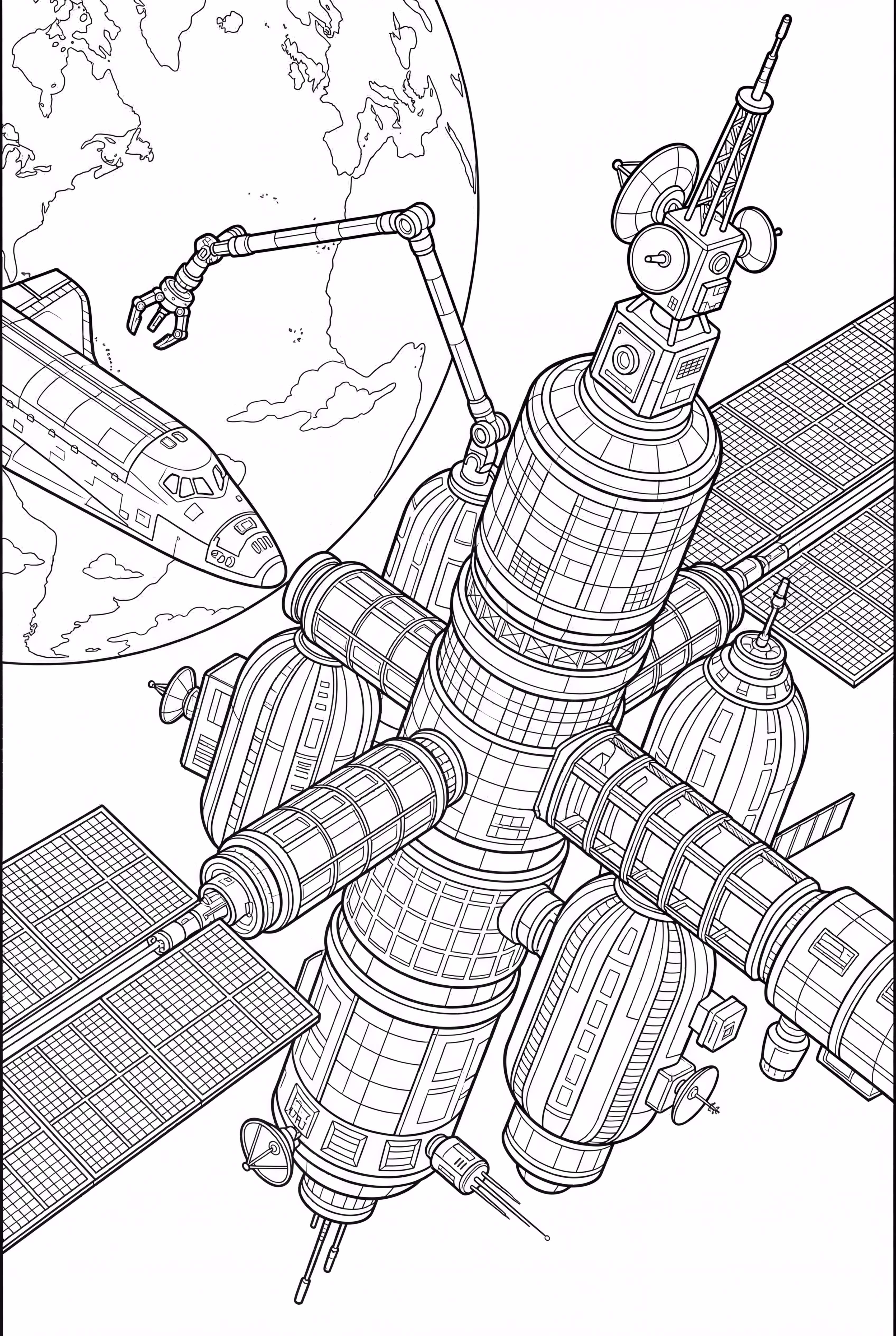 Detailed Space Station