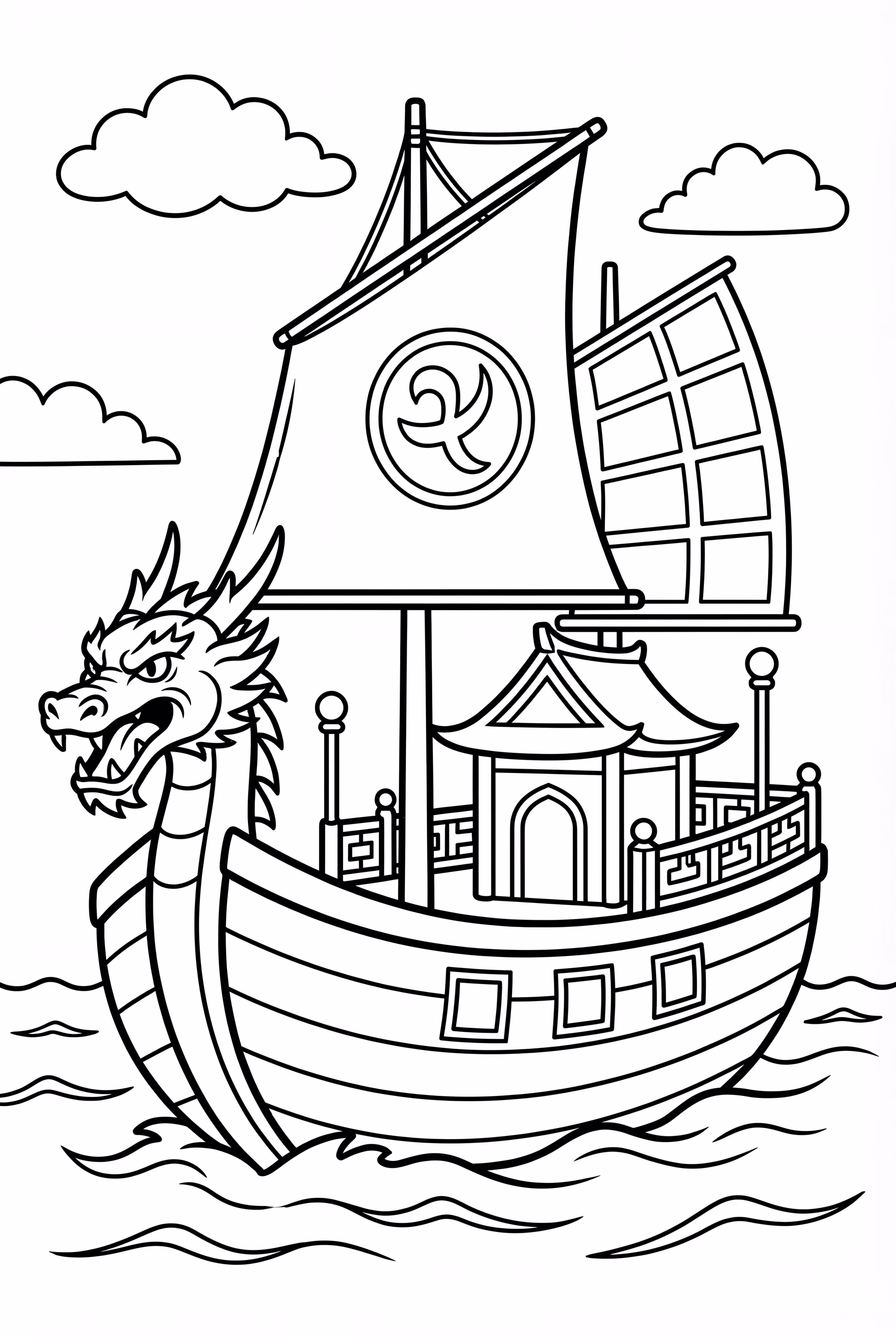 Vue détaillée du Destiny's Bounty de Ninjago