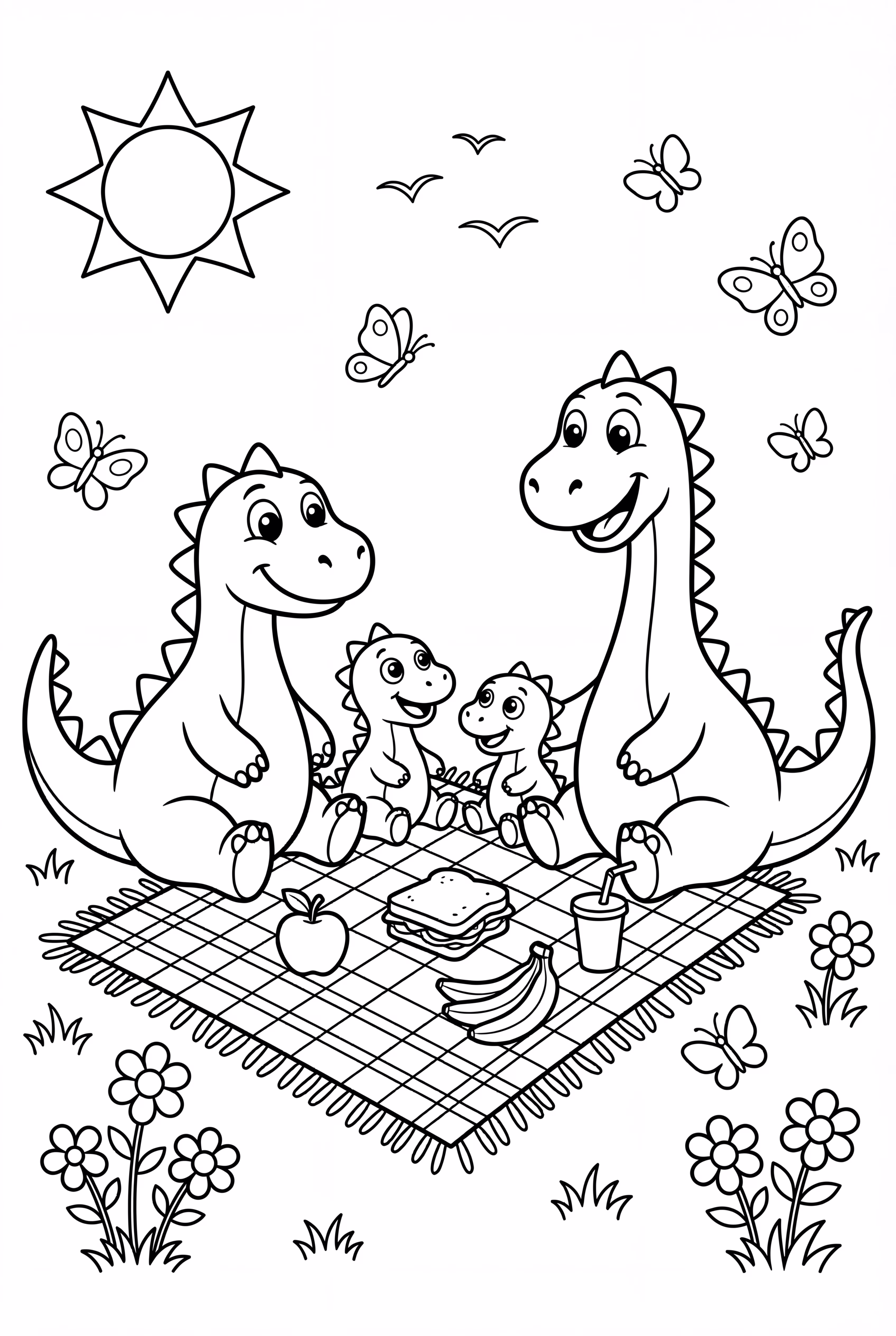 Dinosaur Going School