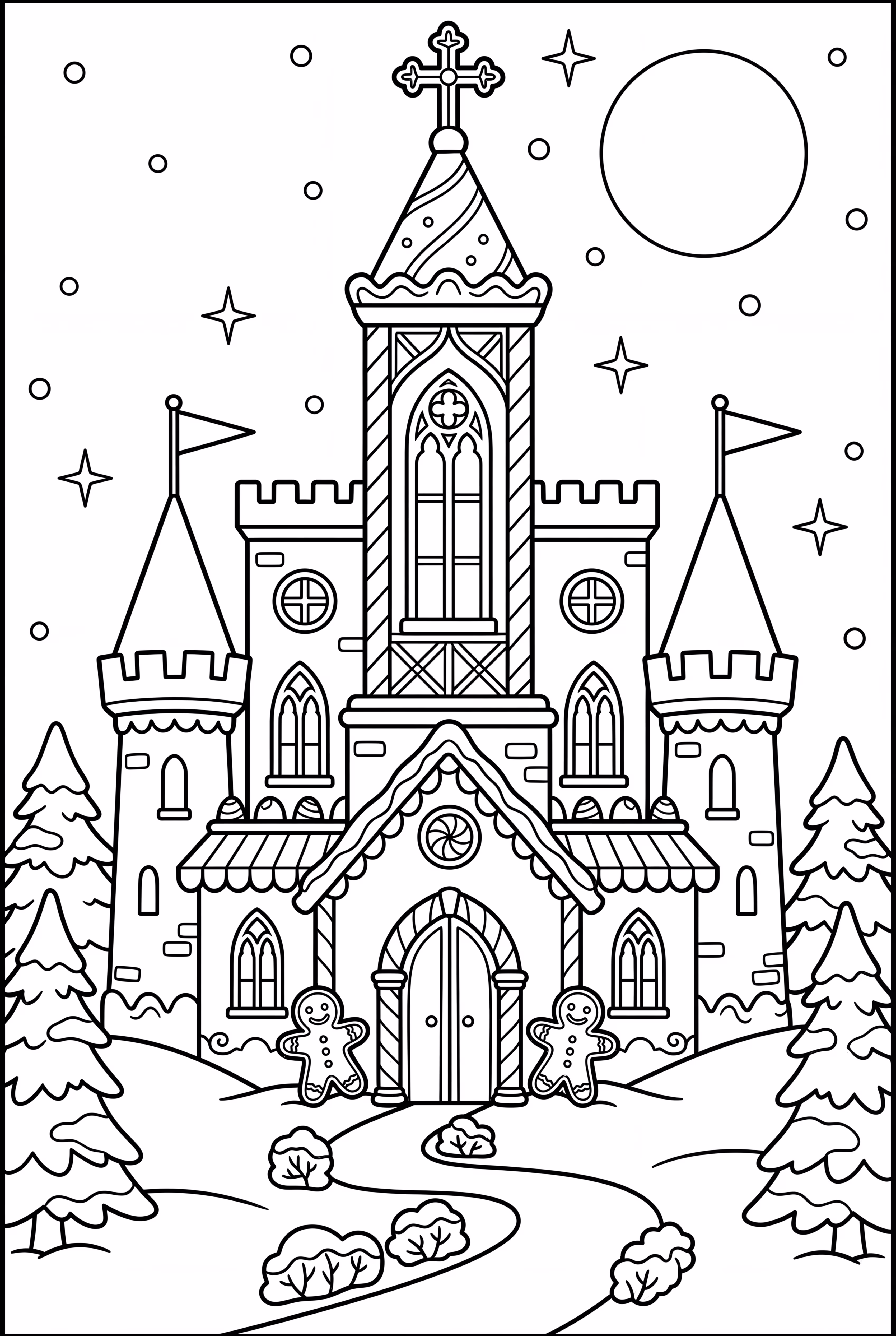 迪士尼姜饼城堡与细节