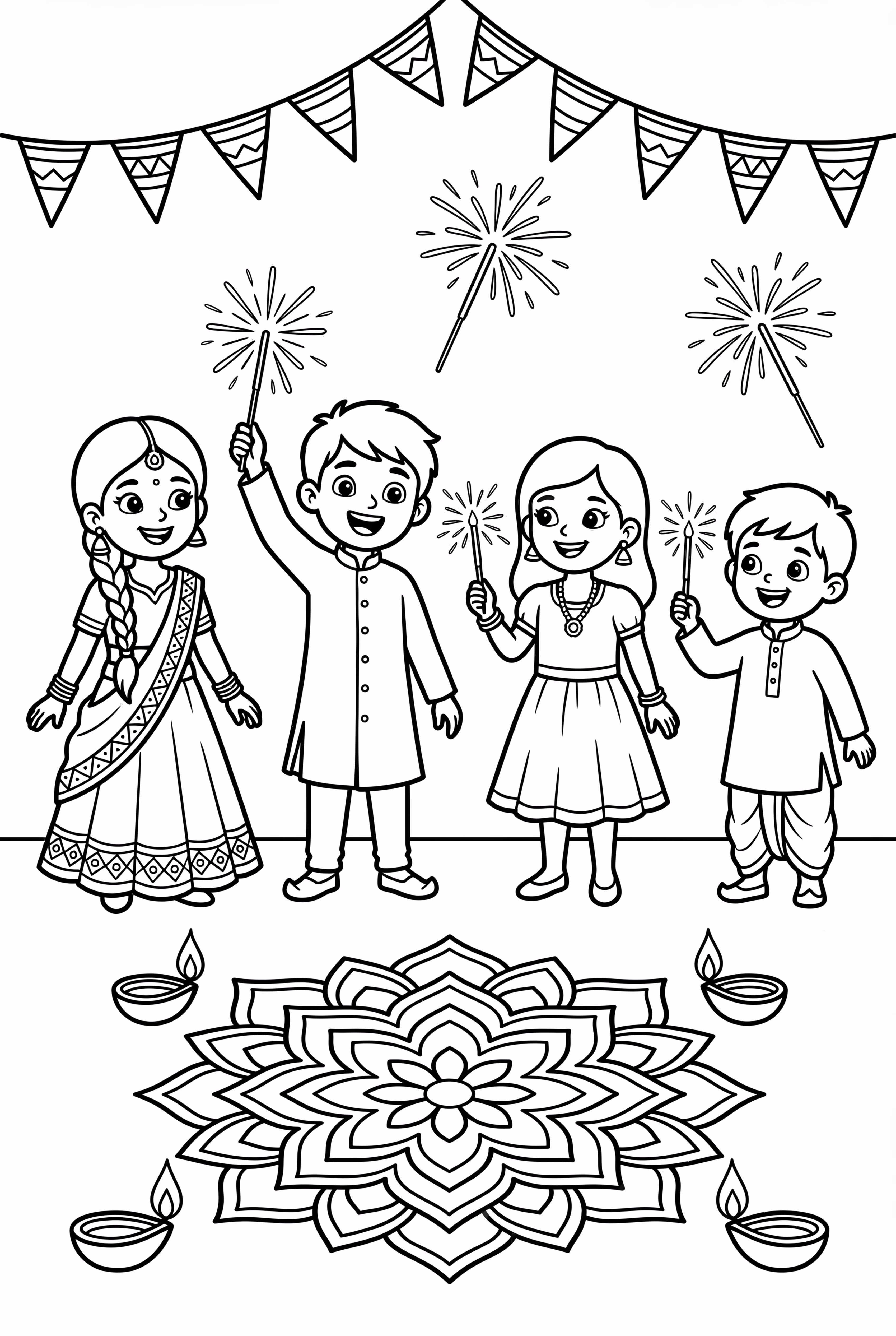 Diwali Celebration With Friends