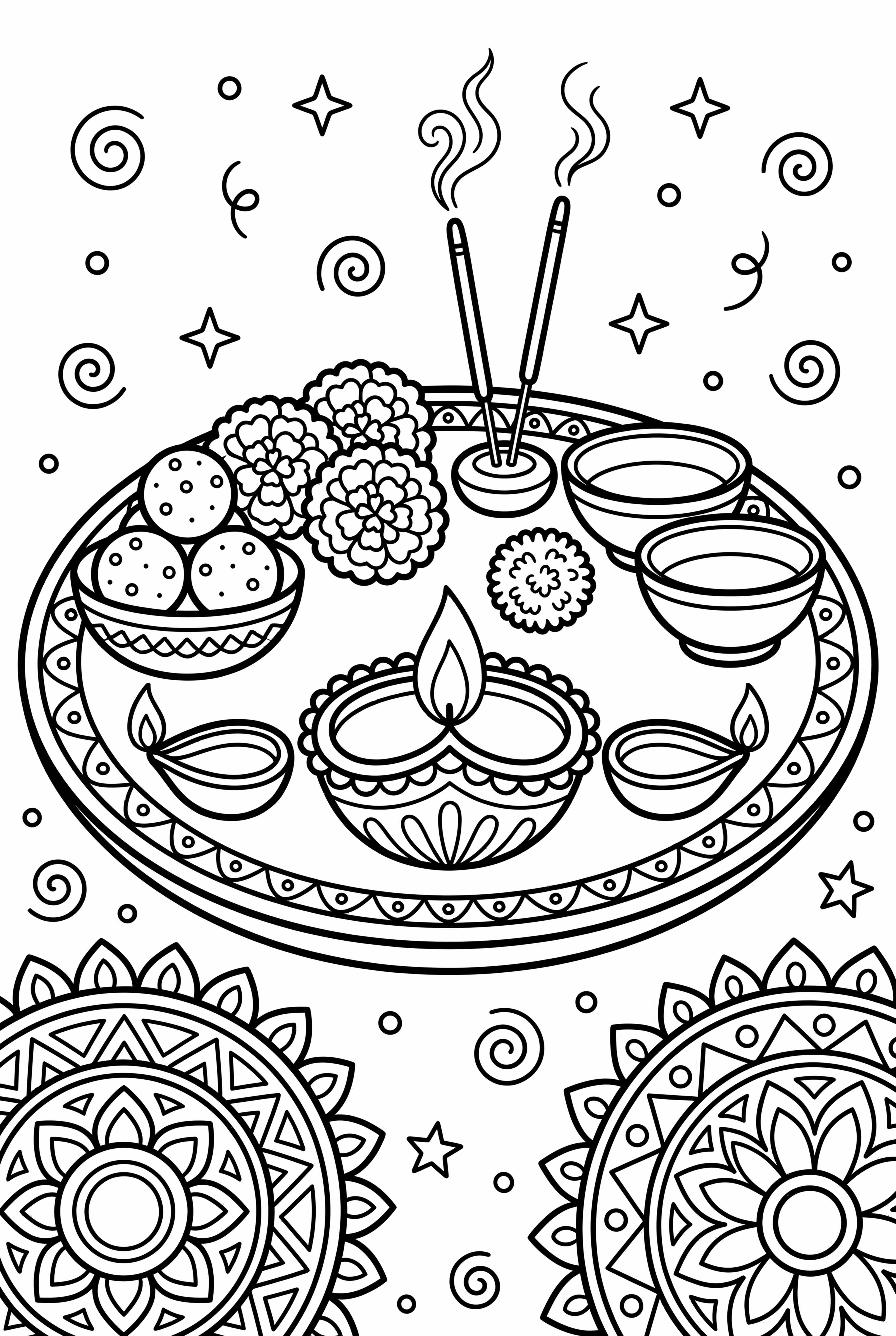 Diwali Puja Thali