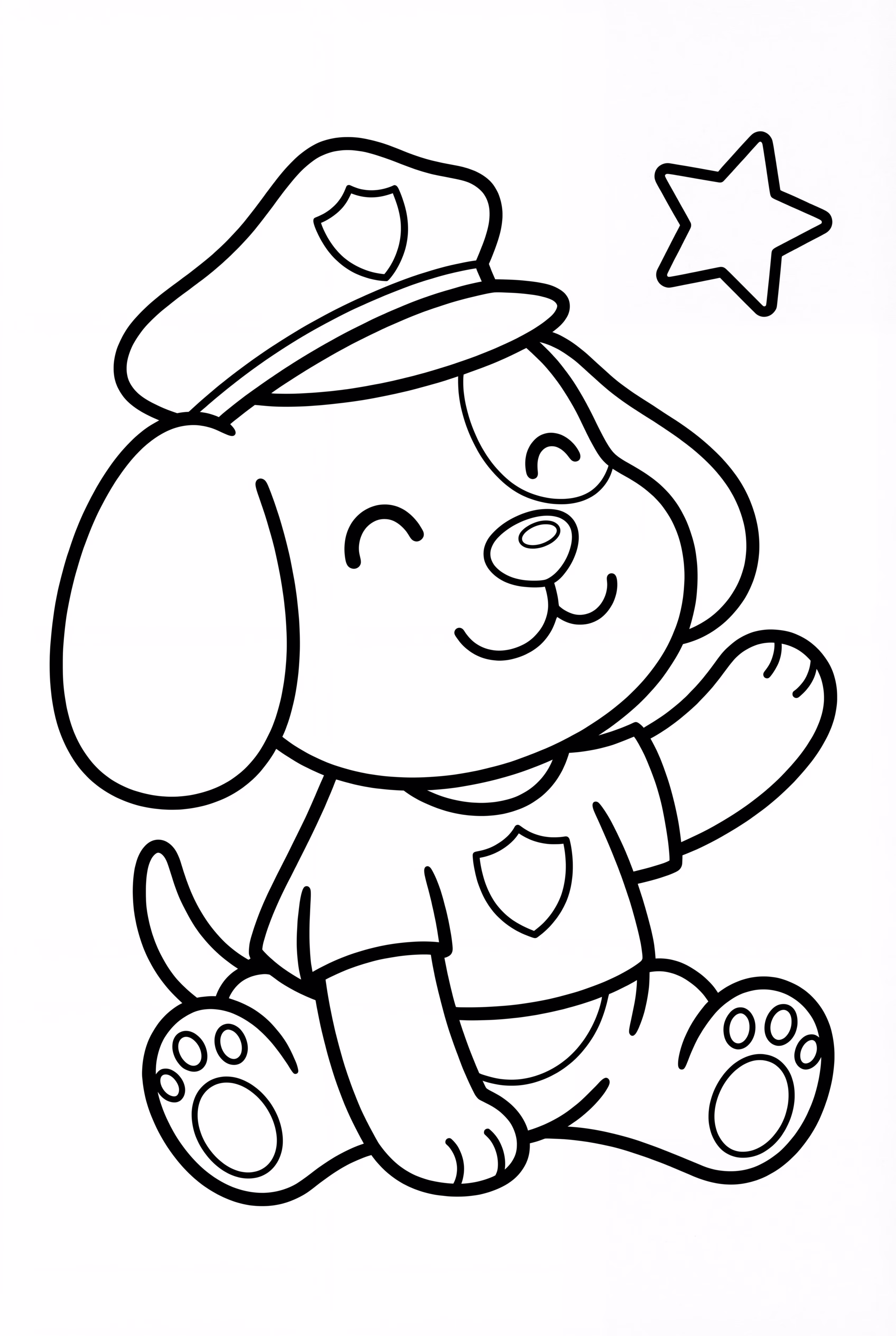 Dog Man And A Single Star