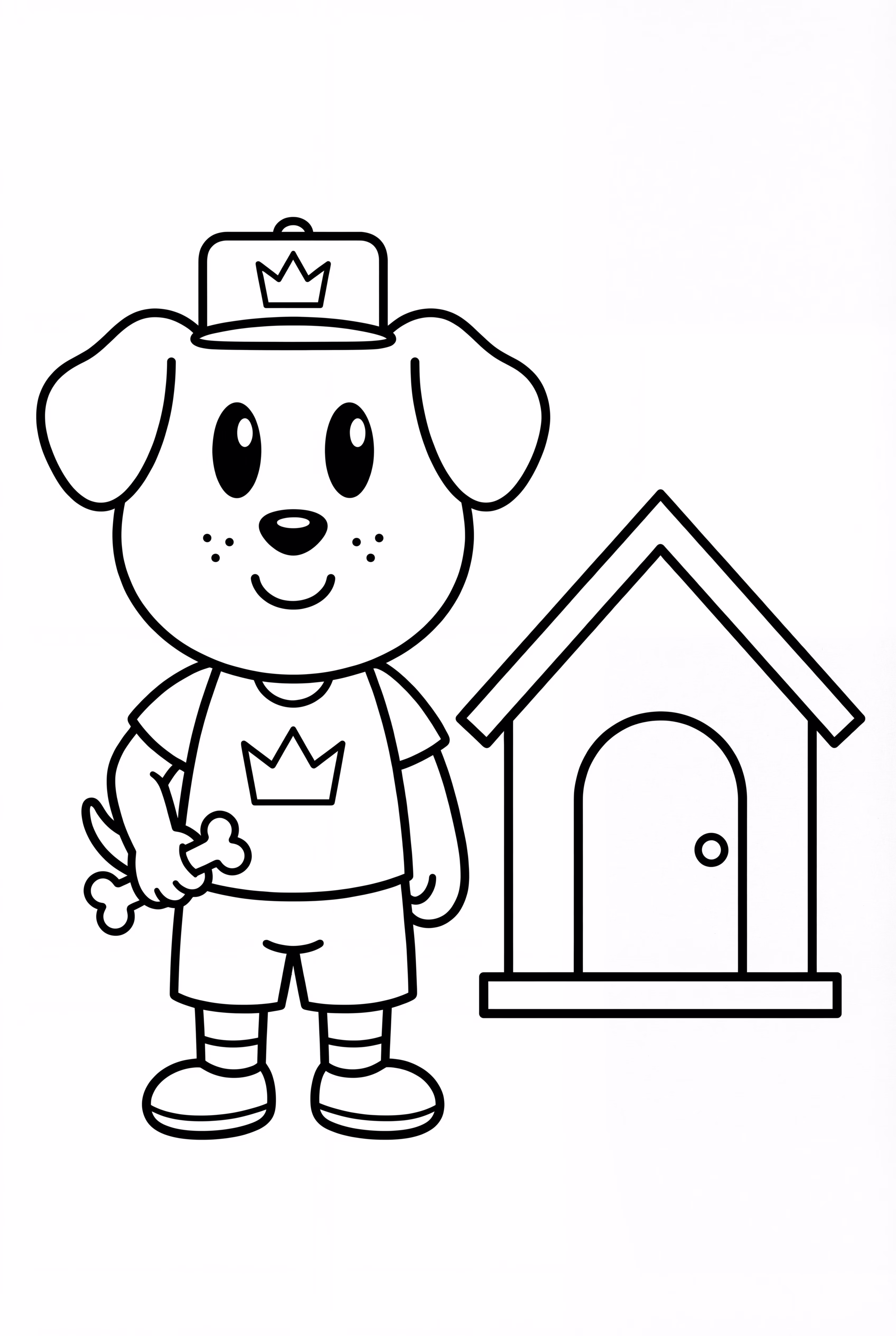 Dog Man In His Doghouse