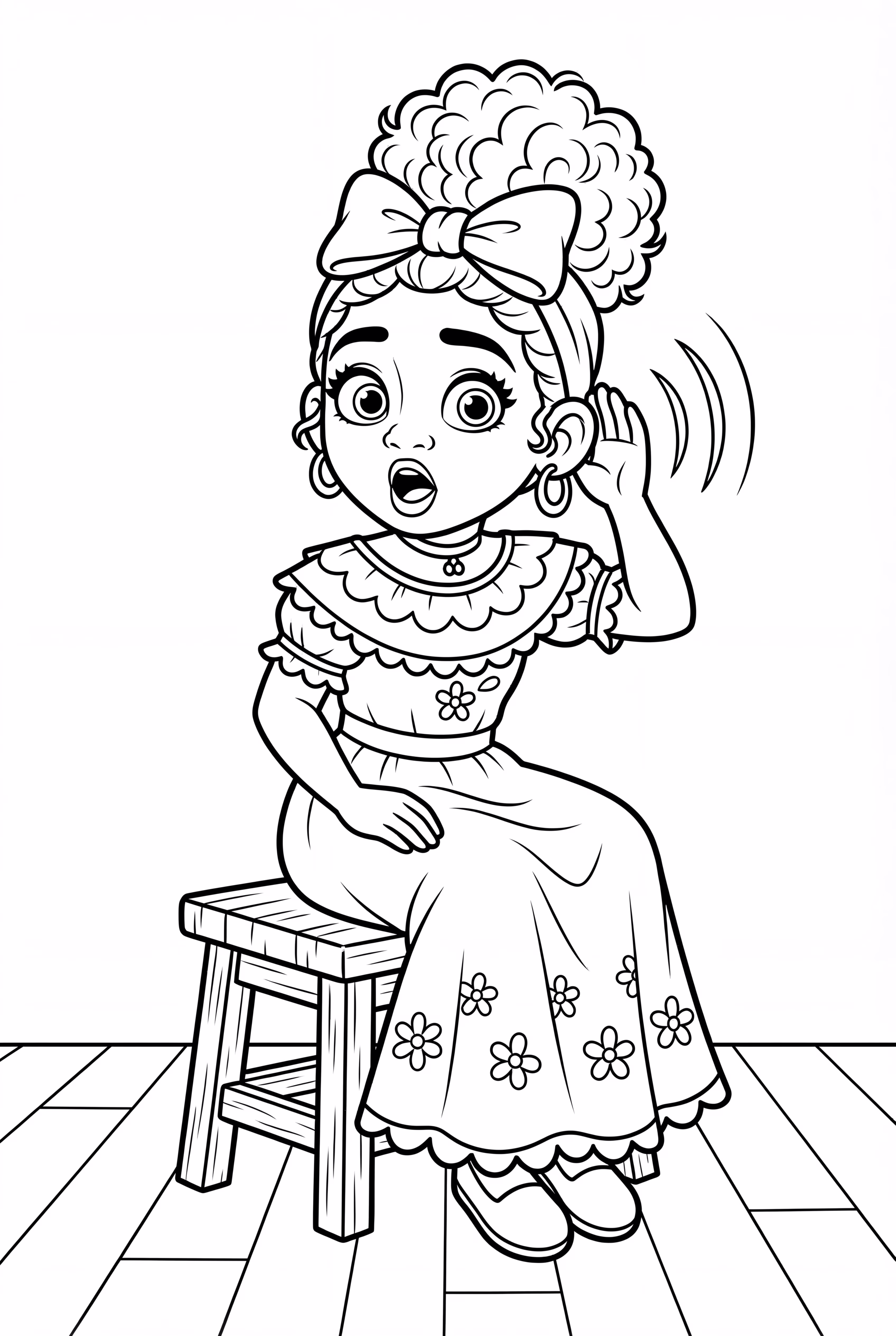 Dolores Encanto Listening To Sounds