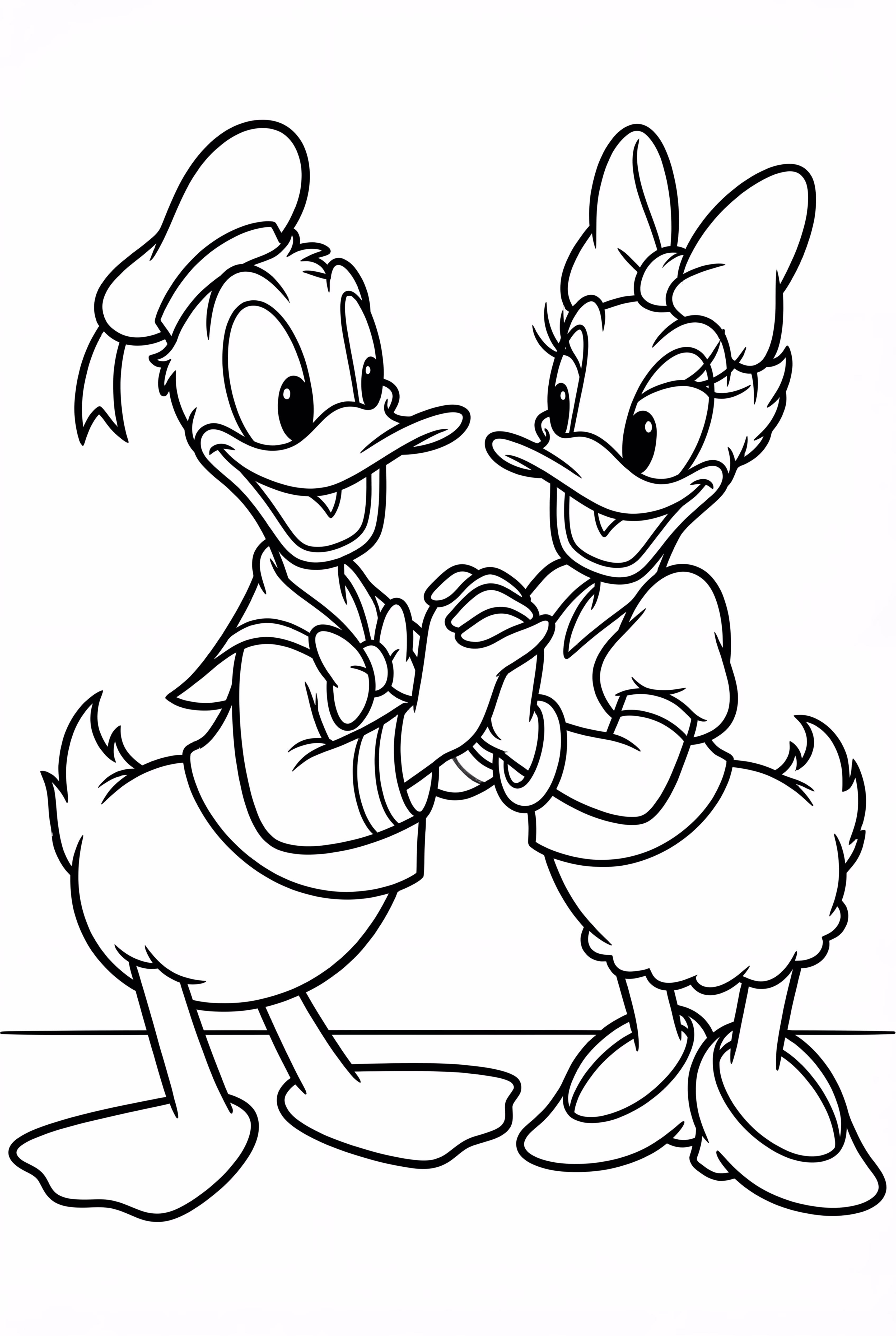 Donald and Daisy Duck together