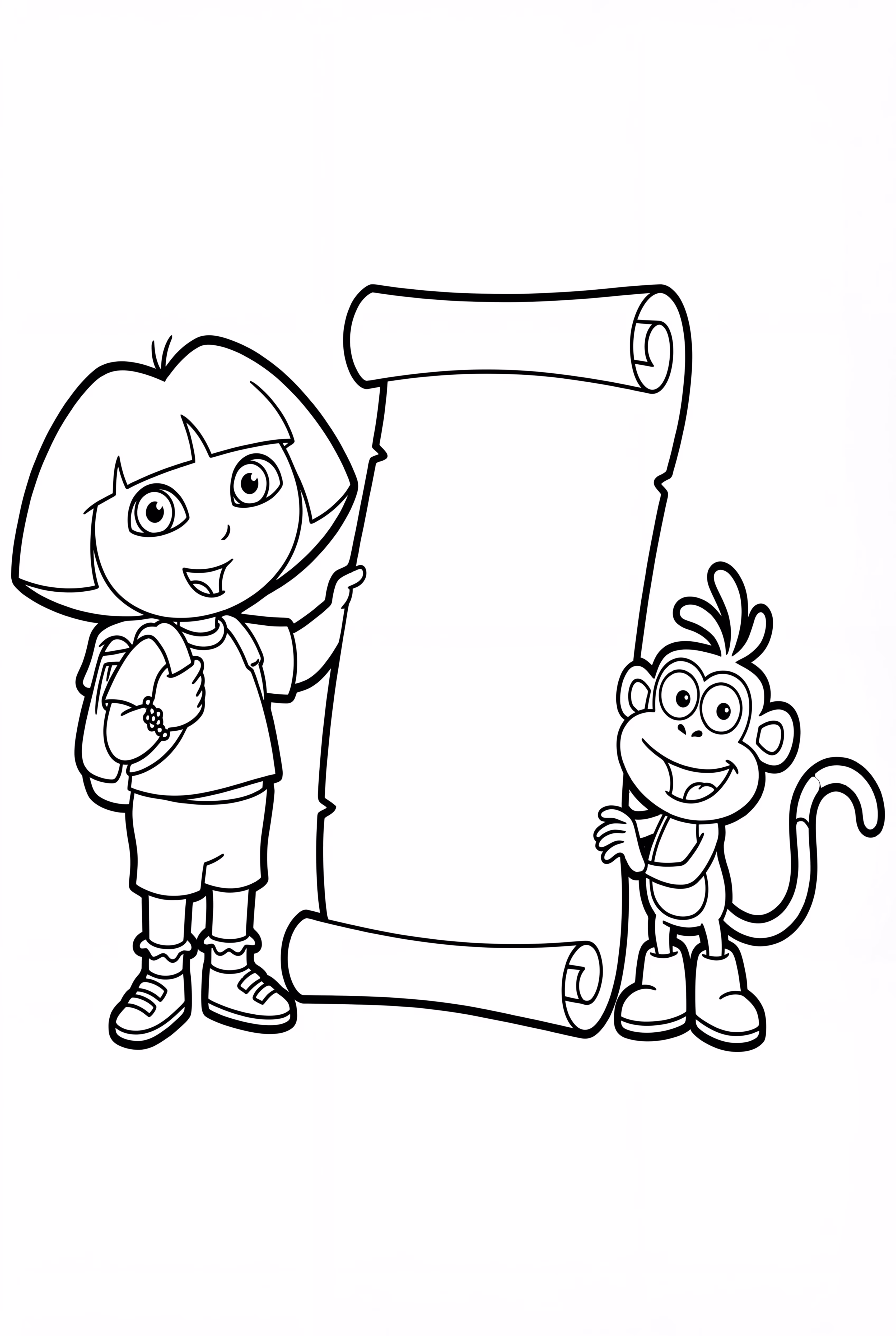 Dora And Boots Solving A Riddle
