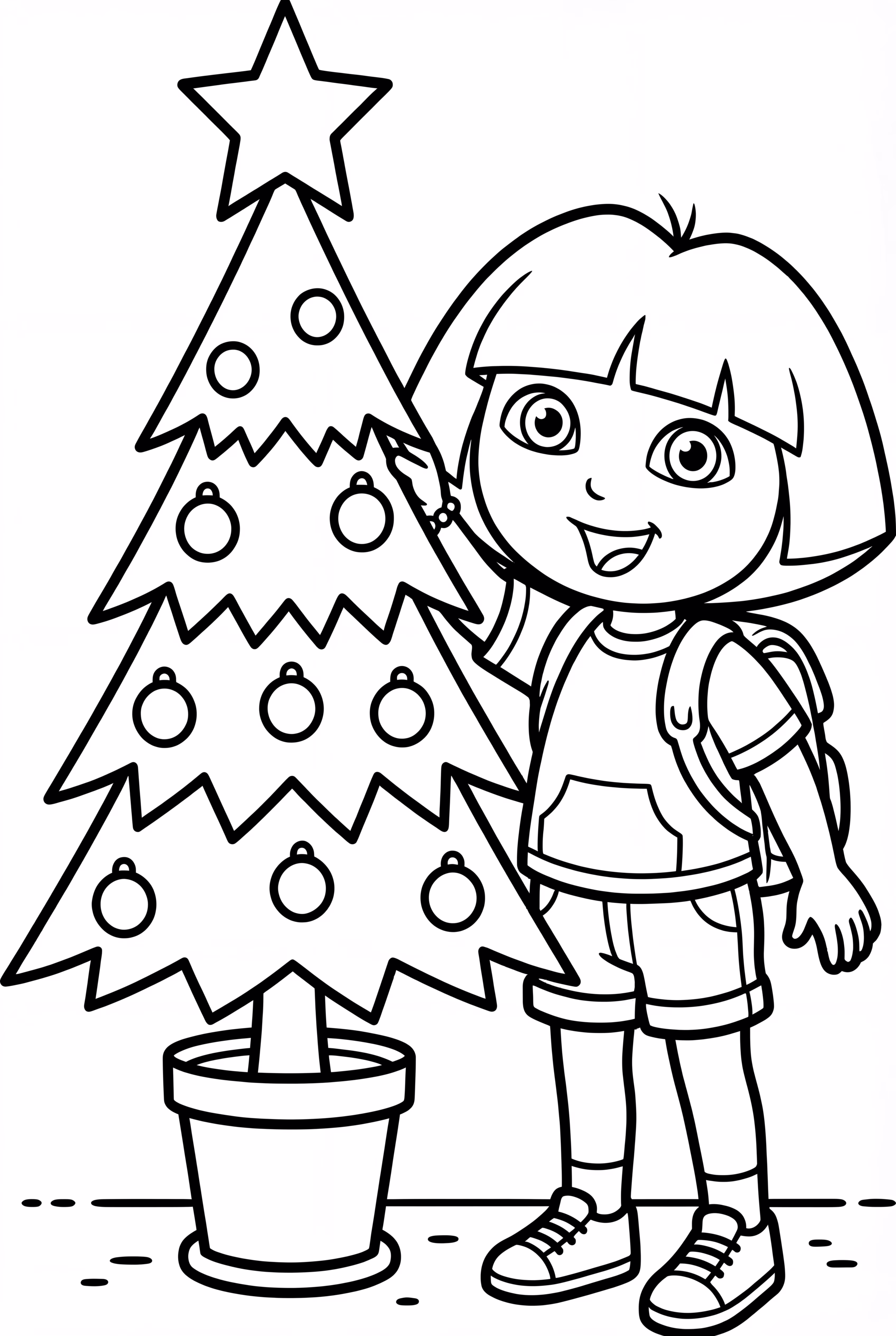 Dora Christmas Tree Adventure