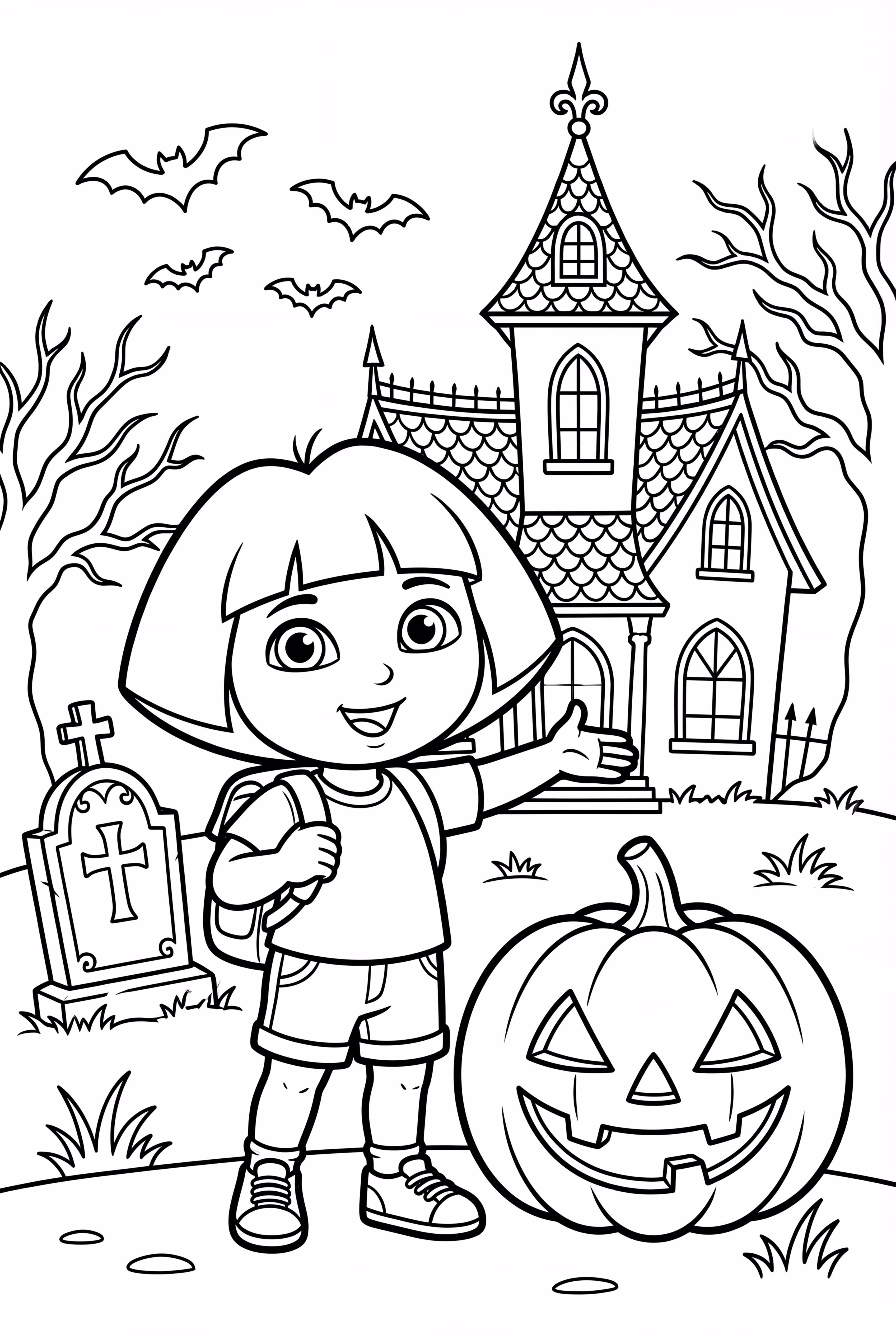 Dora Halloween Pumpkin Hunt