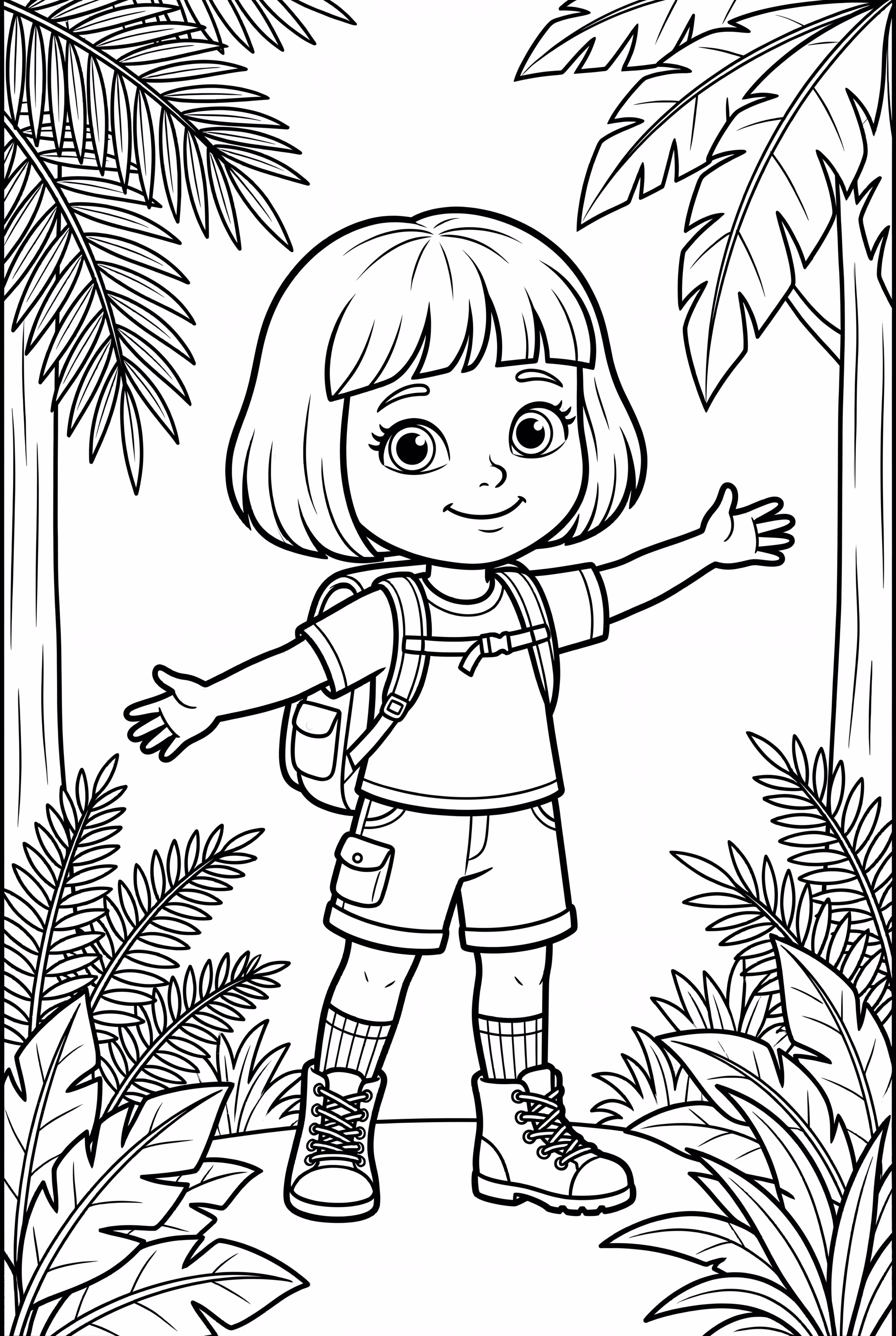 Dora The Explorer In Jungle