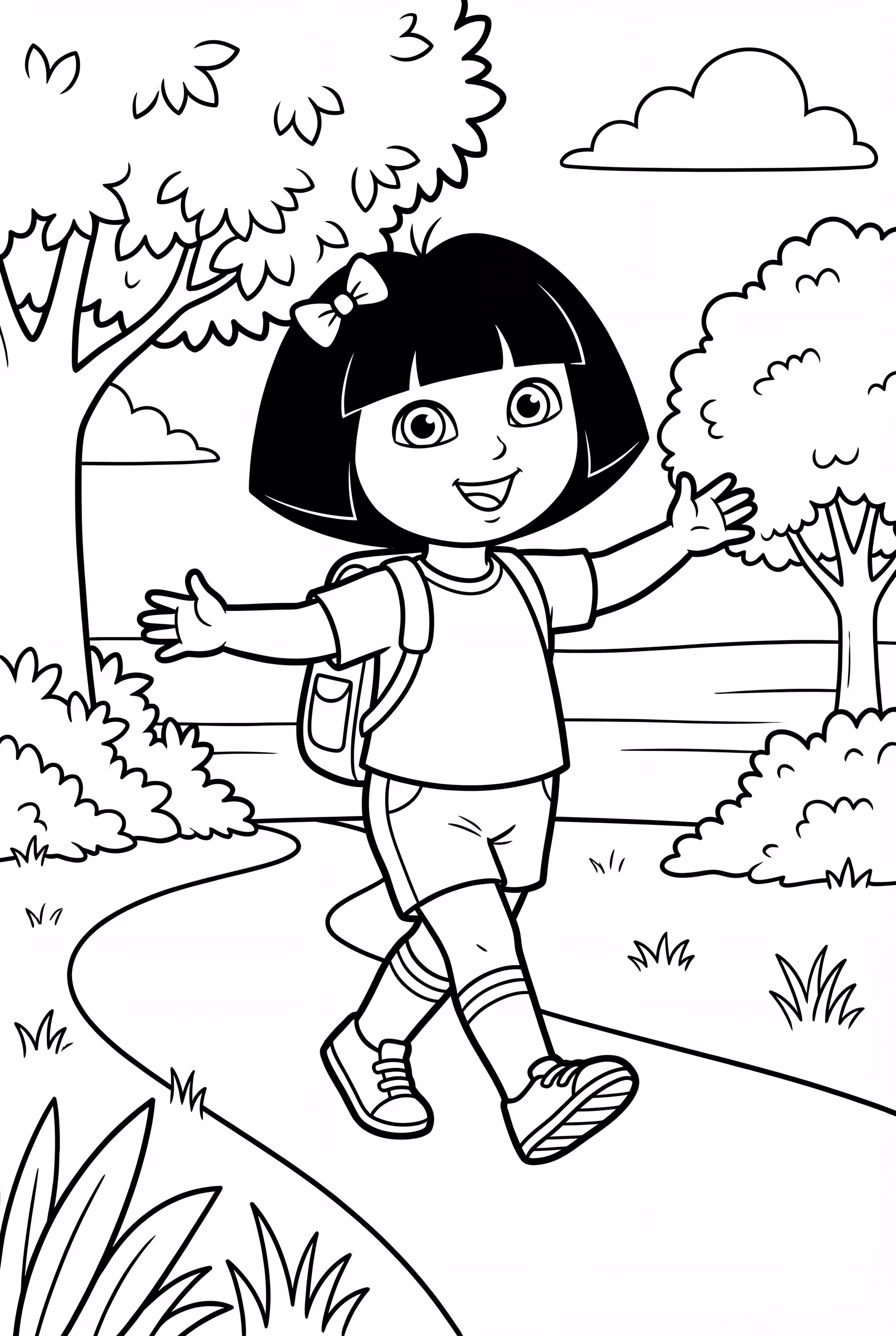 Dora The Explorer School Day