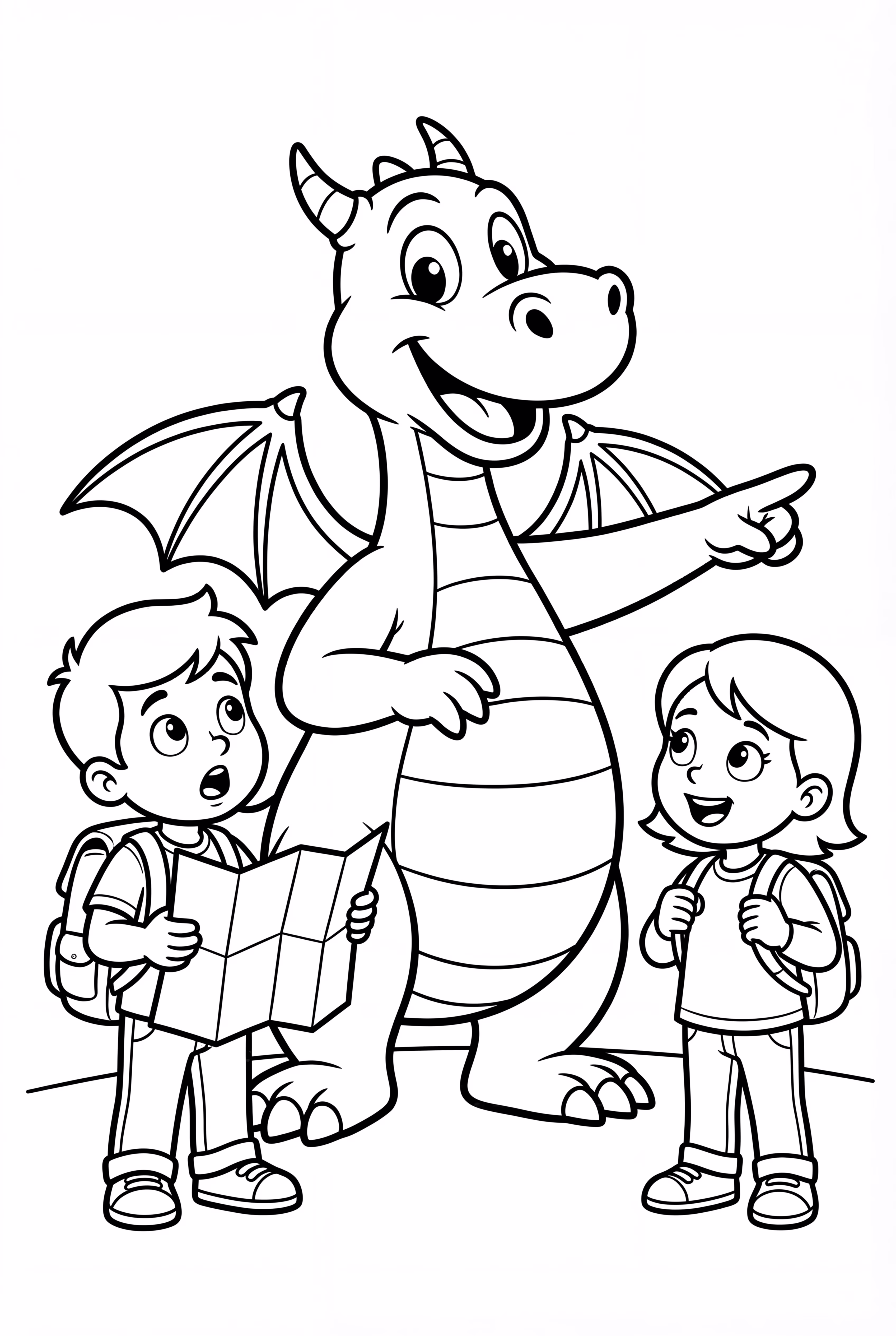 Dragon Guiding Lost Travelers