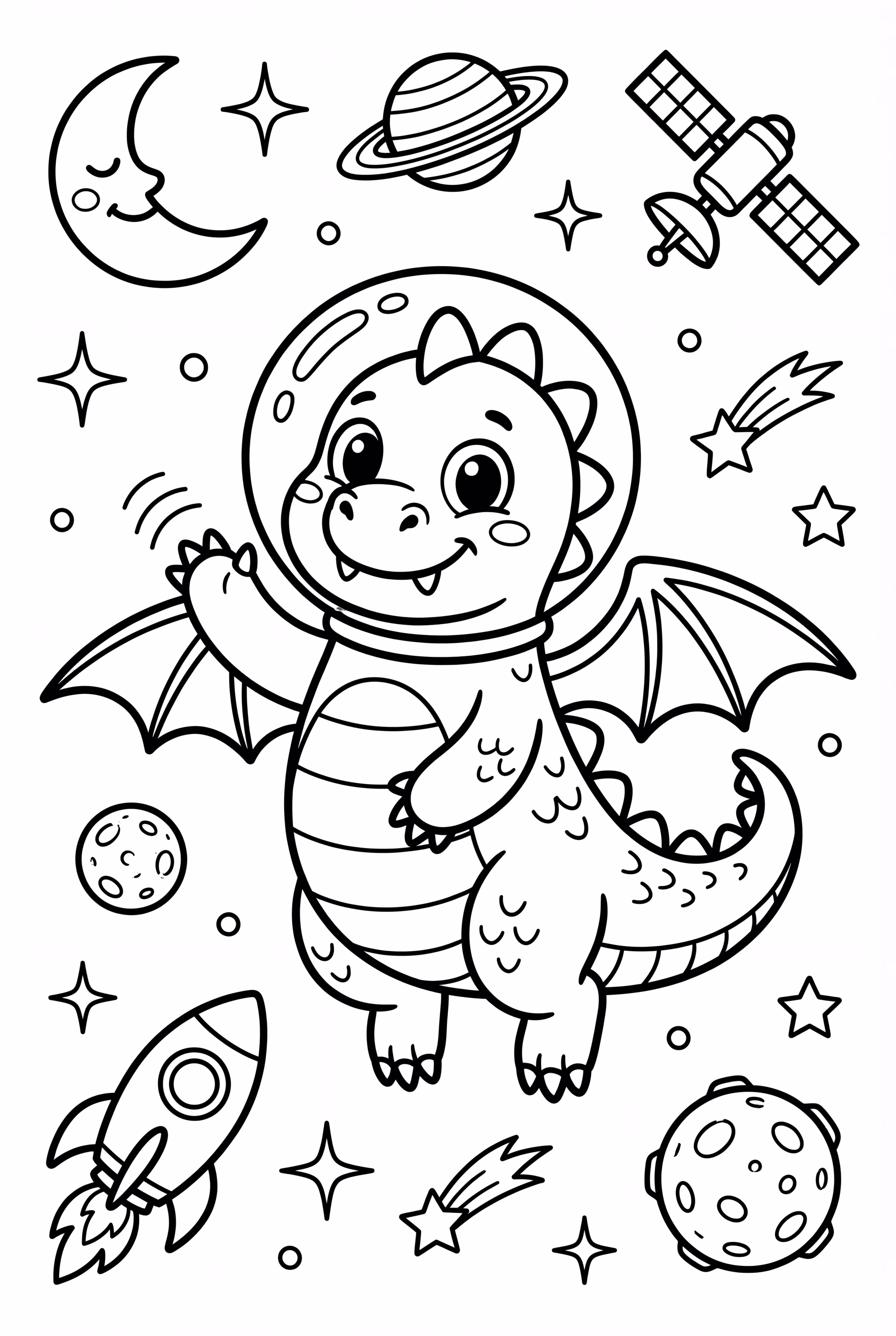Dragon In Space Cosmic Adventure