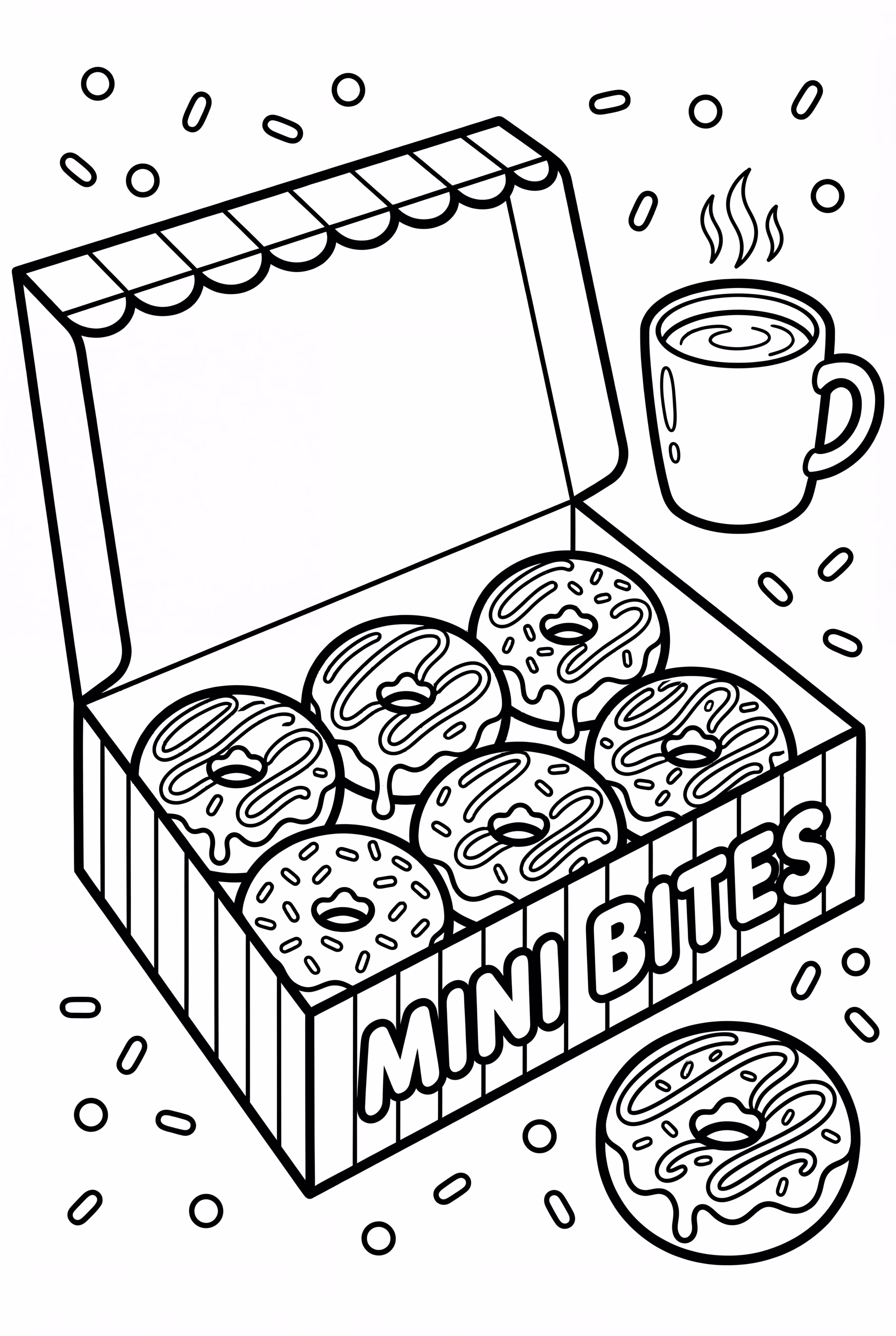 Caja de Dunkin Donuts con Mini Donas