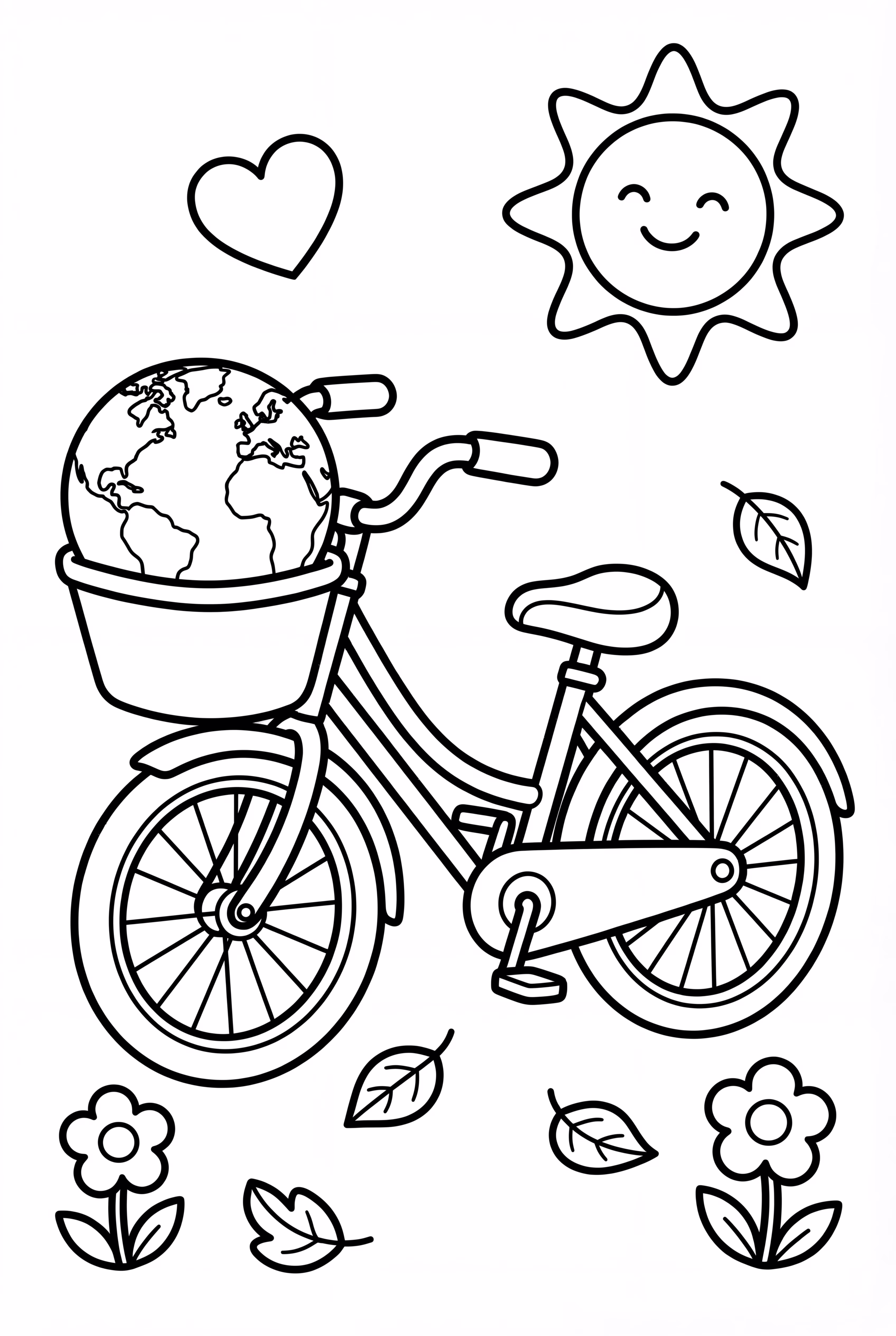 Earth Day Bicycle Instead Of Cars