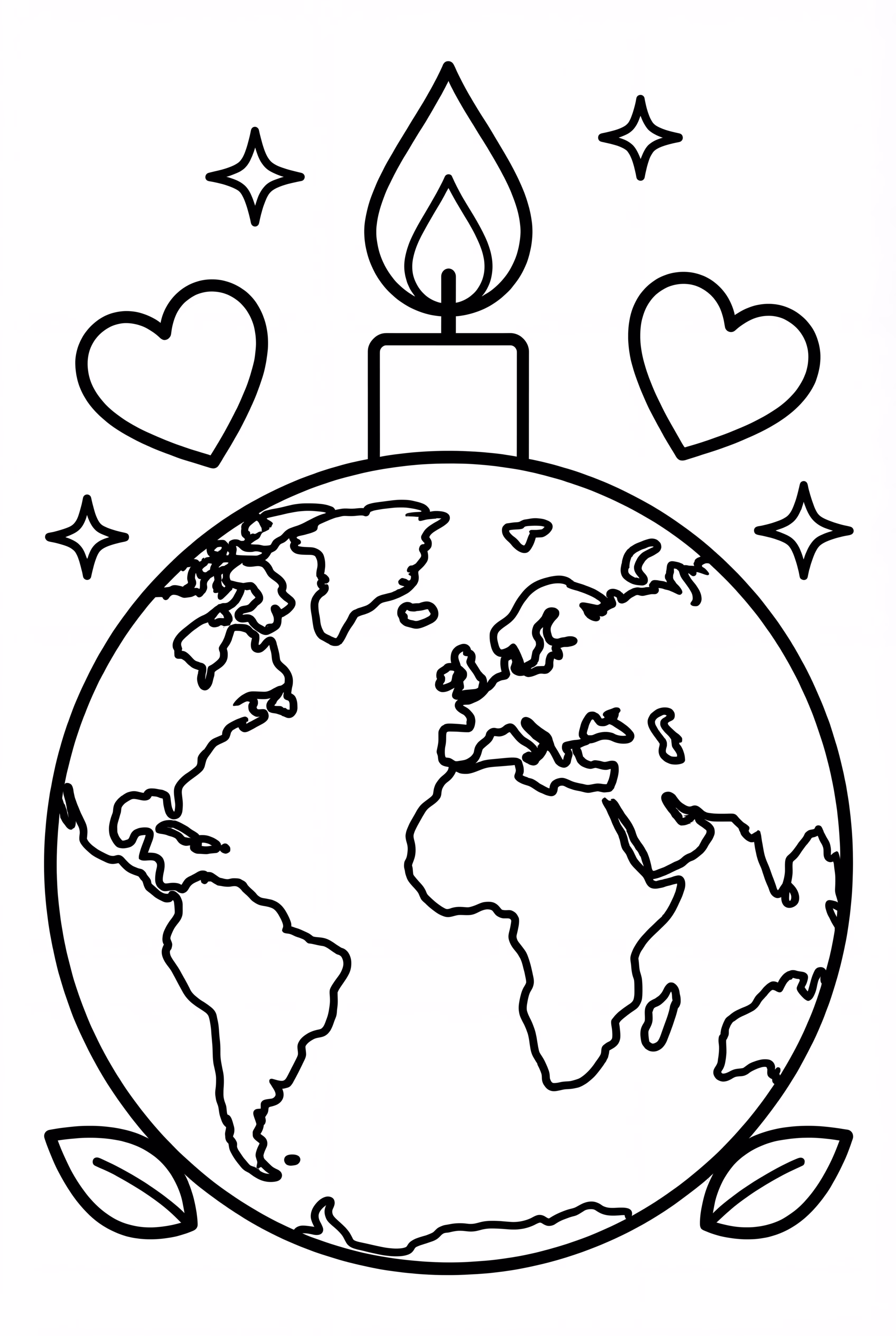 Earth Day Earth Hour Candlelight