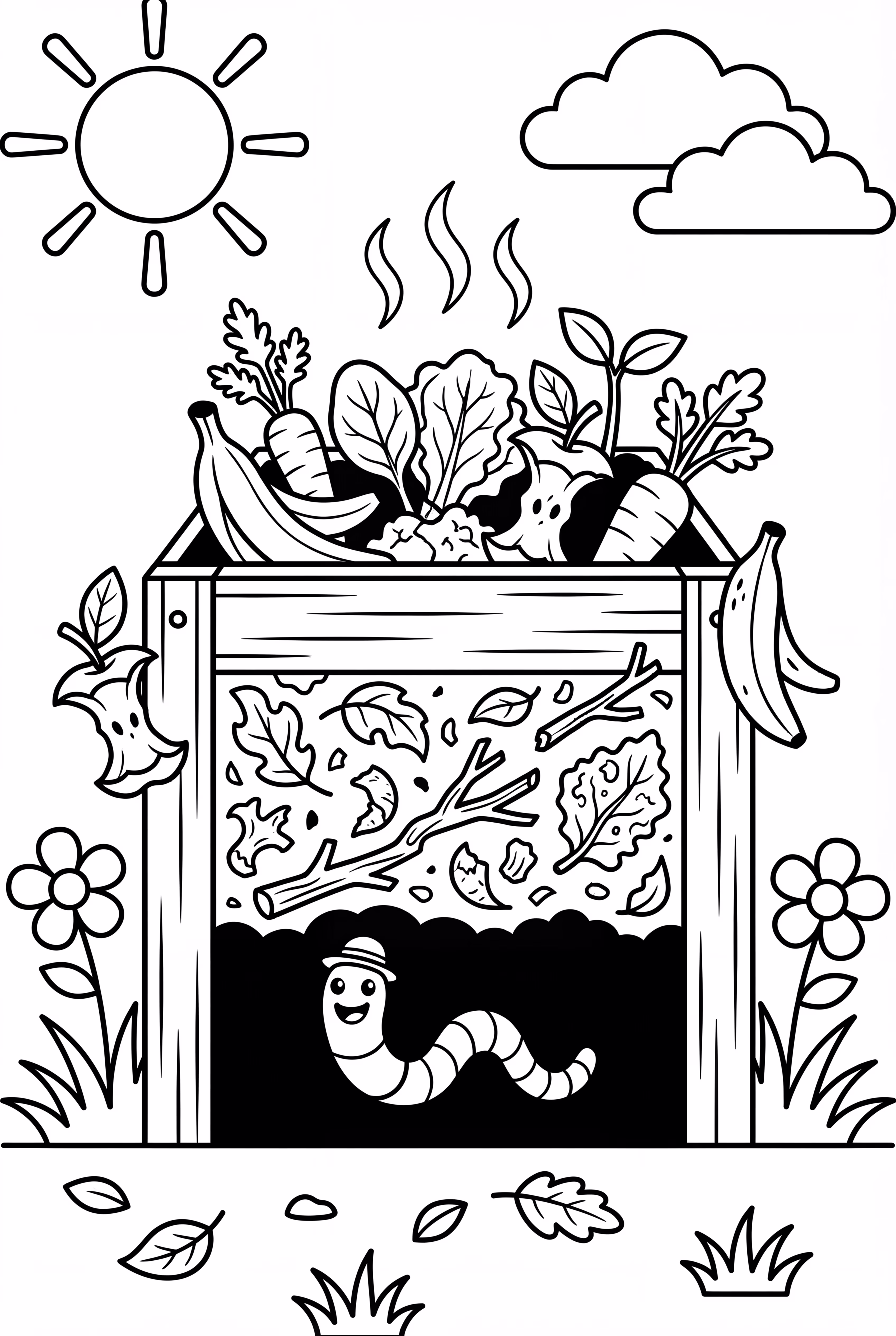 Earth Day Garden Compost System