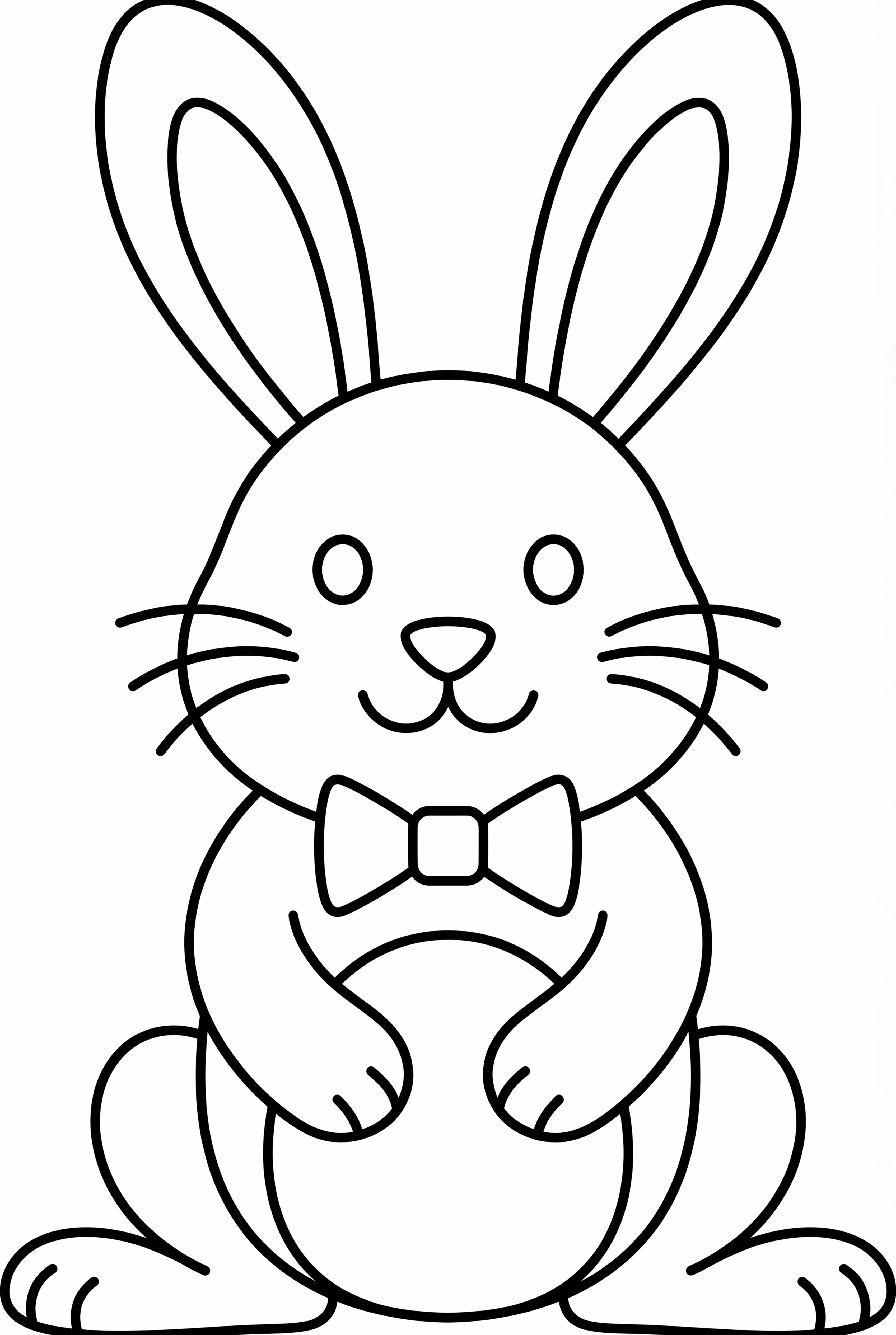 Easter Bunny With A Bow Tie