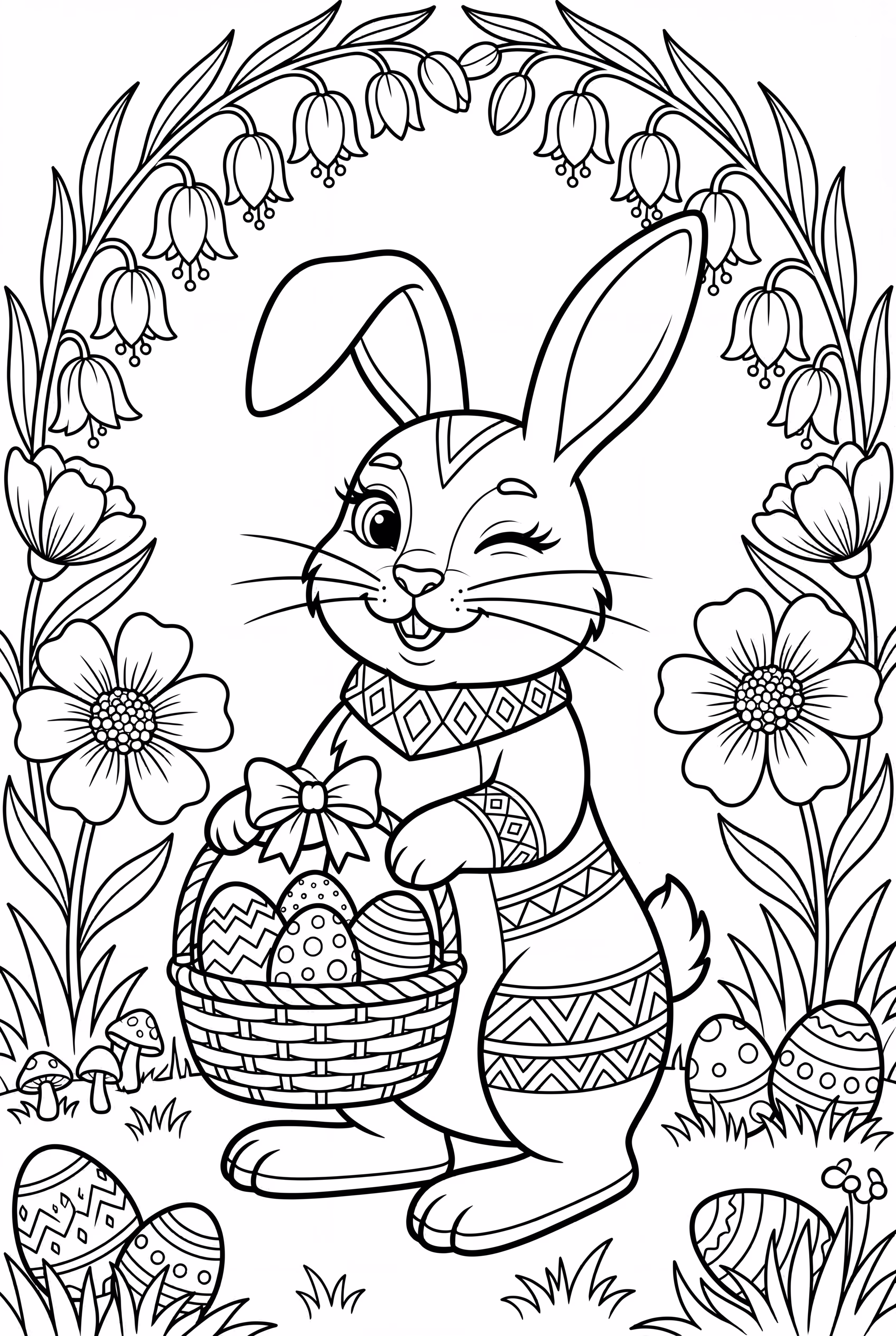Easter Bunny with Basket