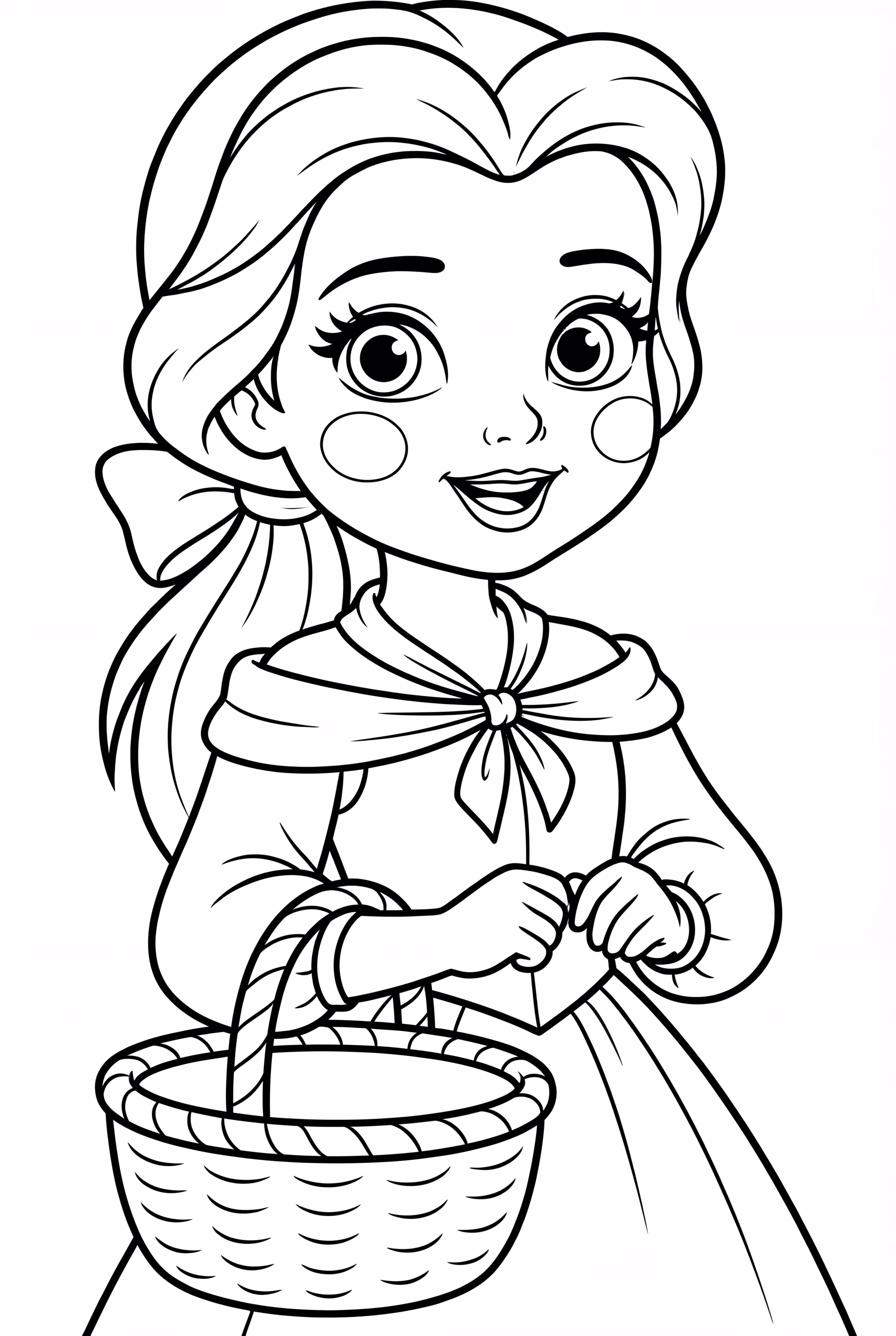 Fácil Belle com uma Cesta