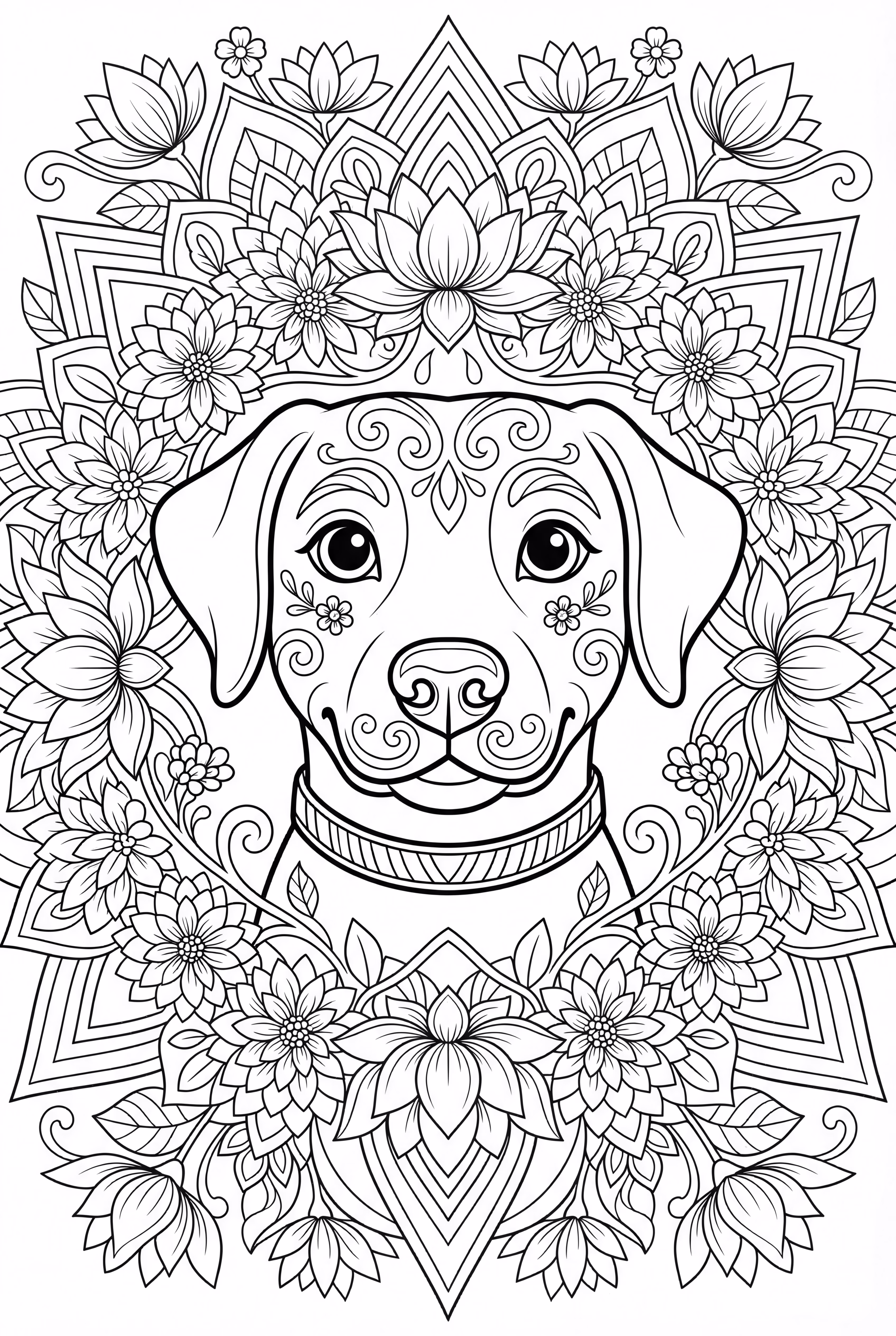 Facile Mandala Chien-2