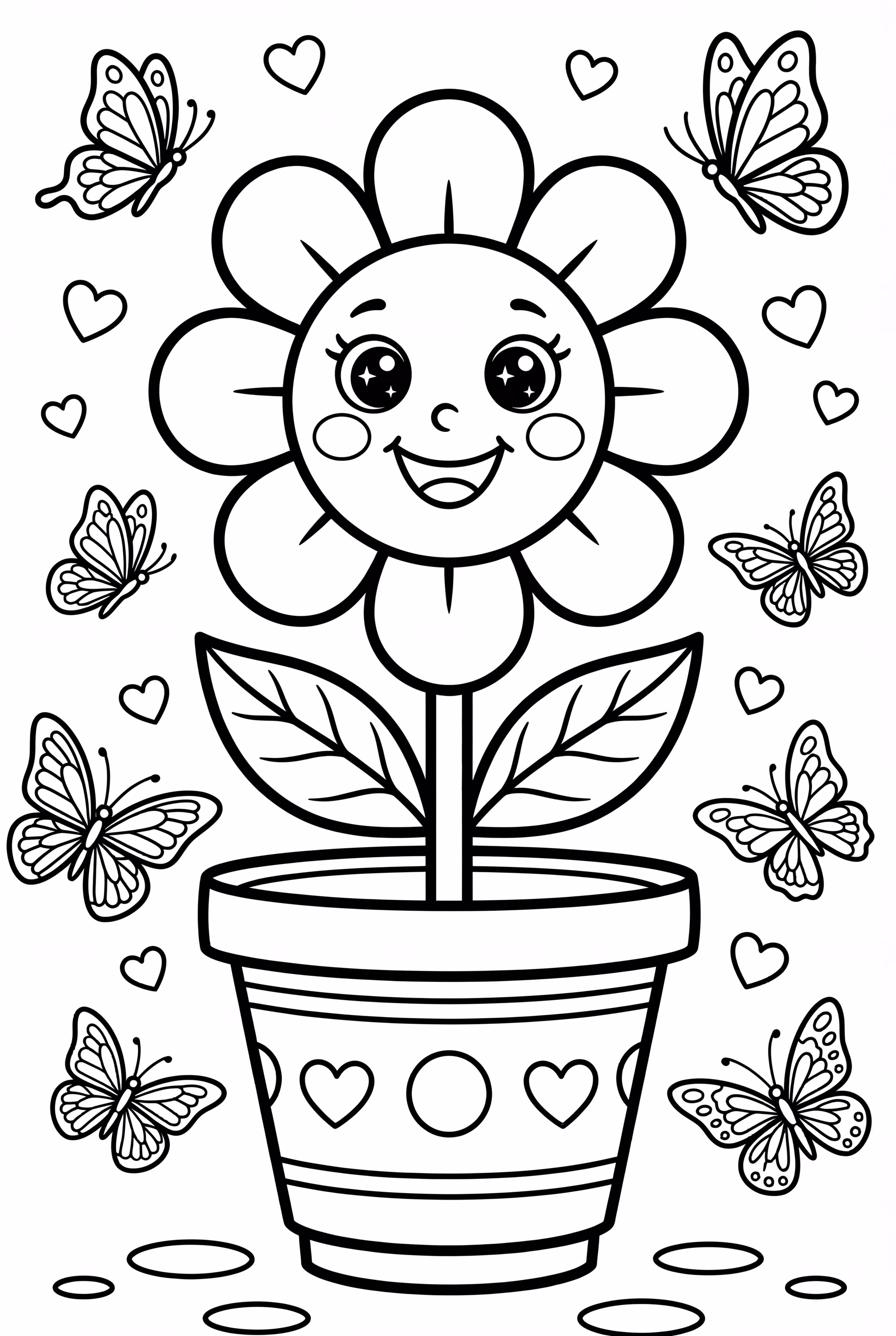 Einfacher Blumentopf