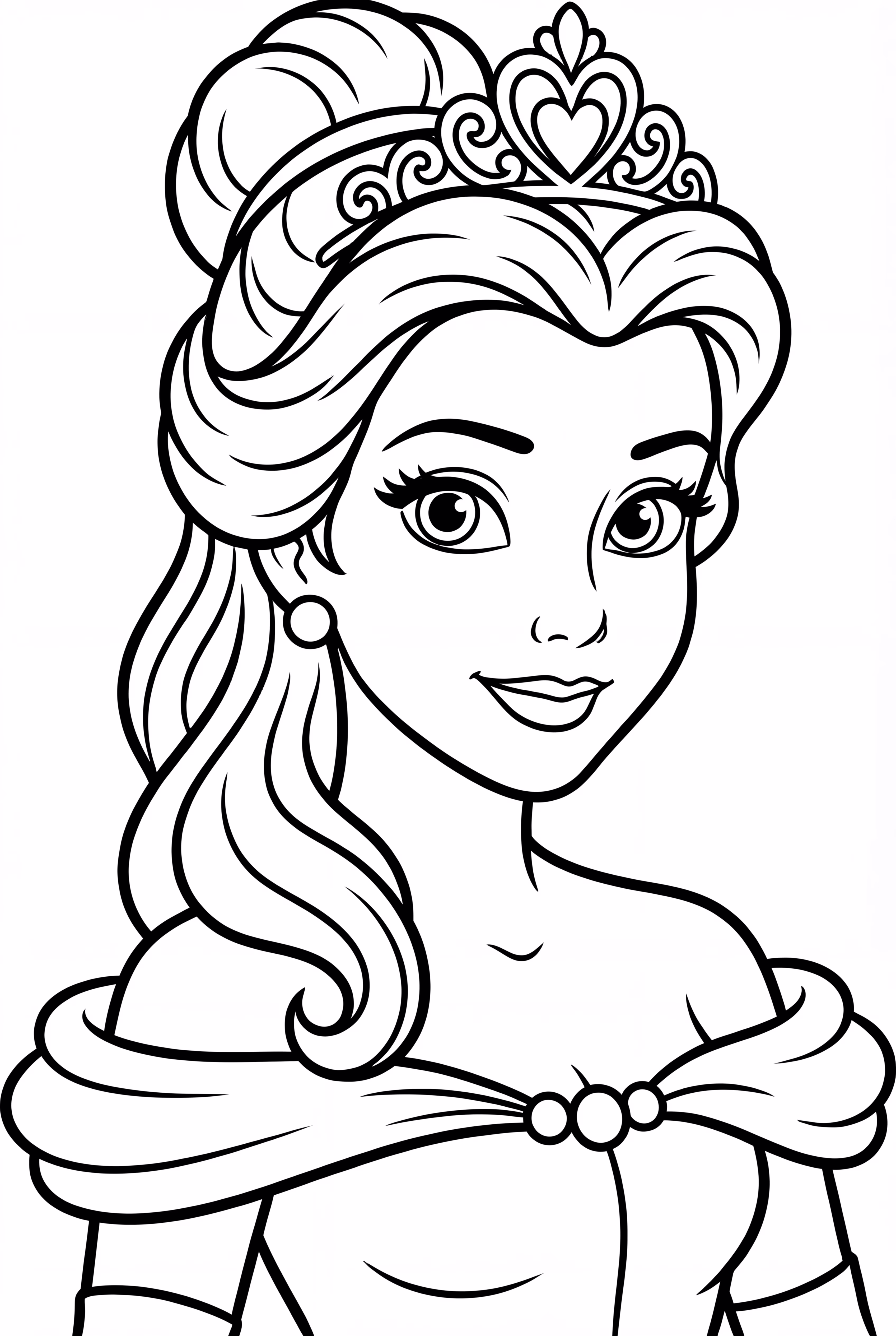 Retrato Fácil da Princesa Bela