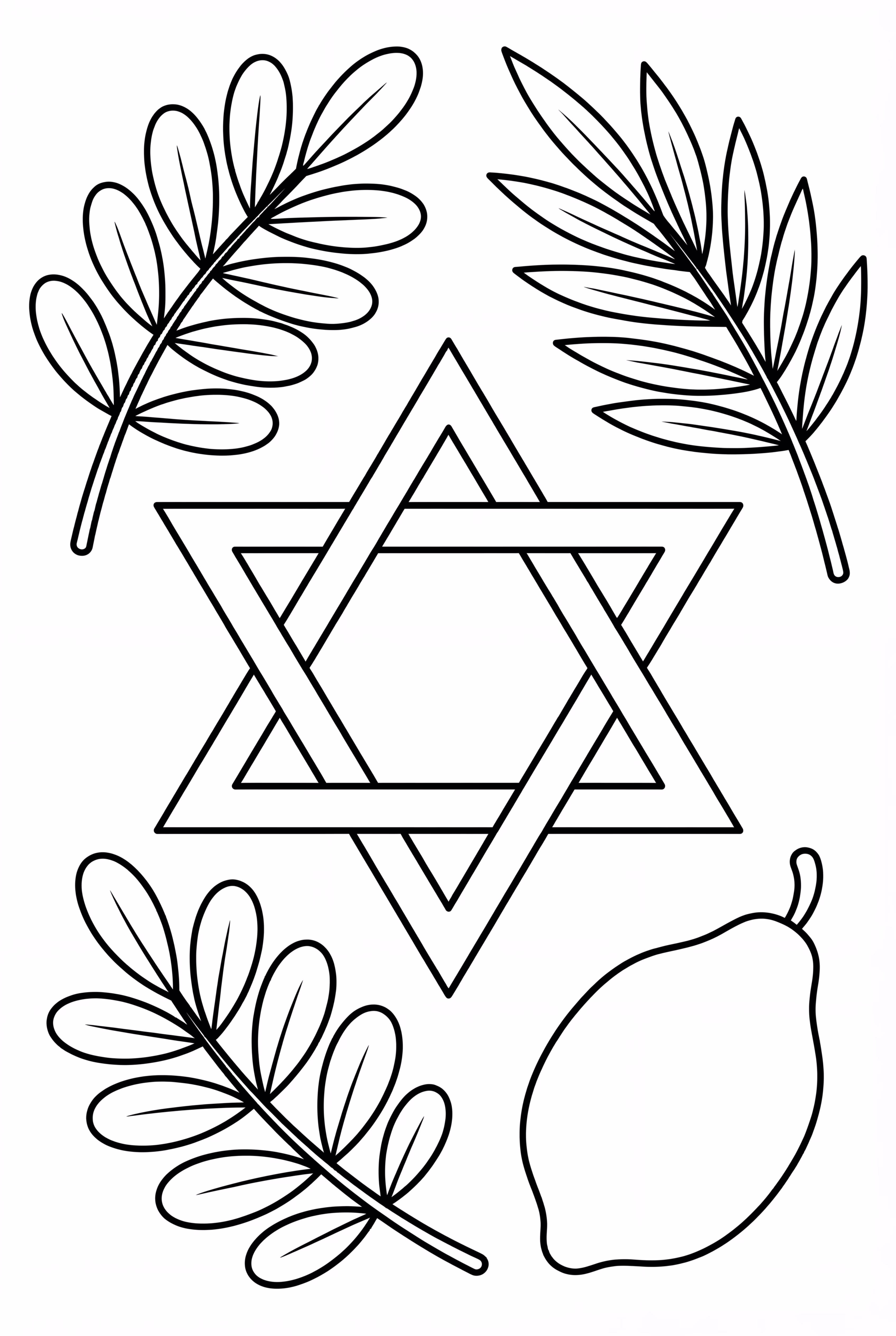 Easy Sukkot Star Decoration