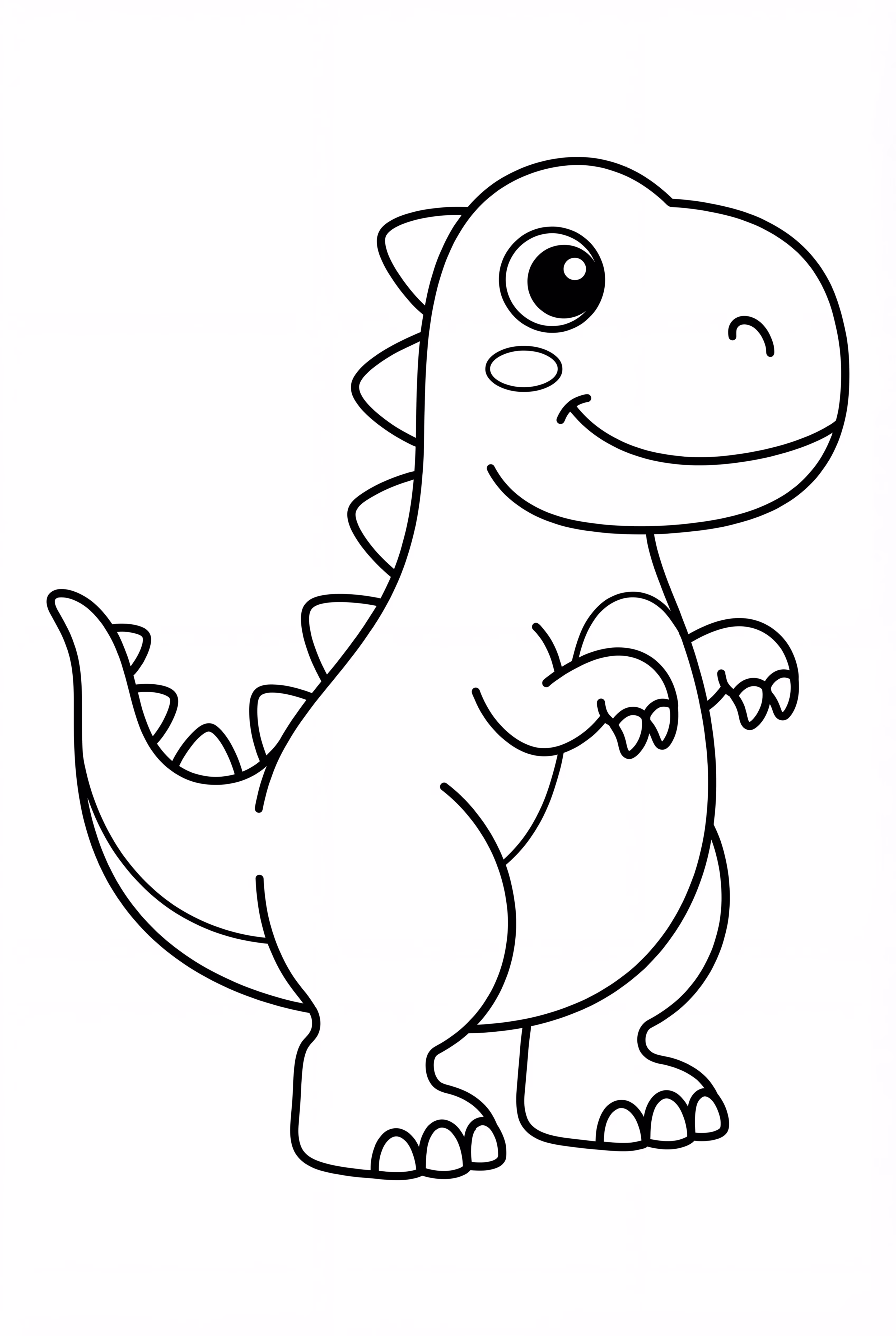 Easy T-Rex For Toddlers