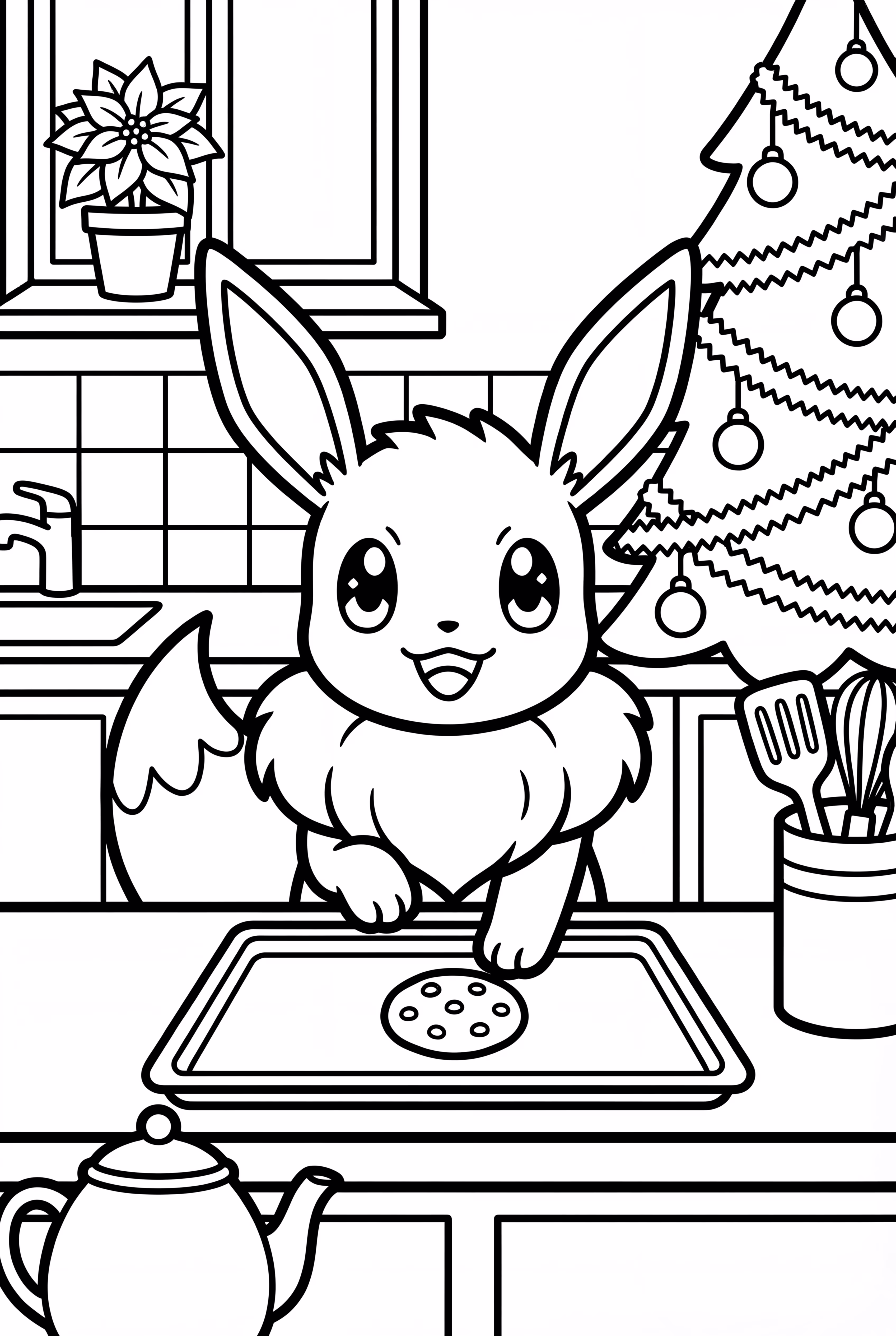Eevee Galletas de Navidad