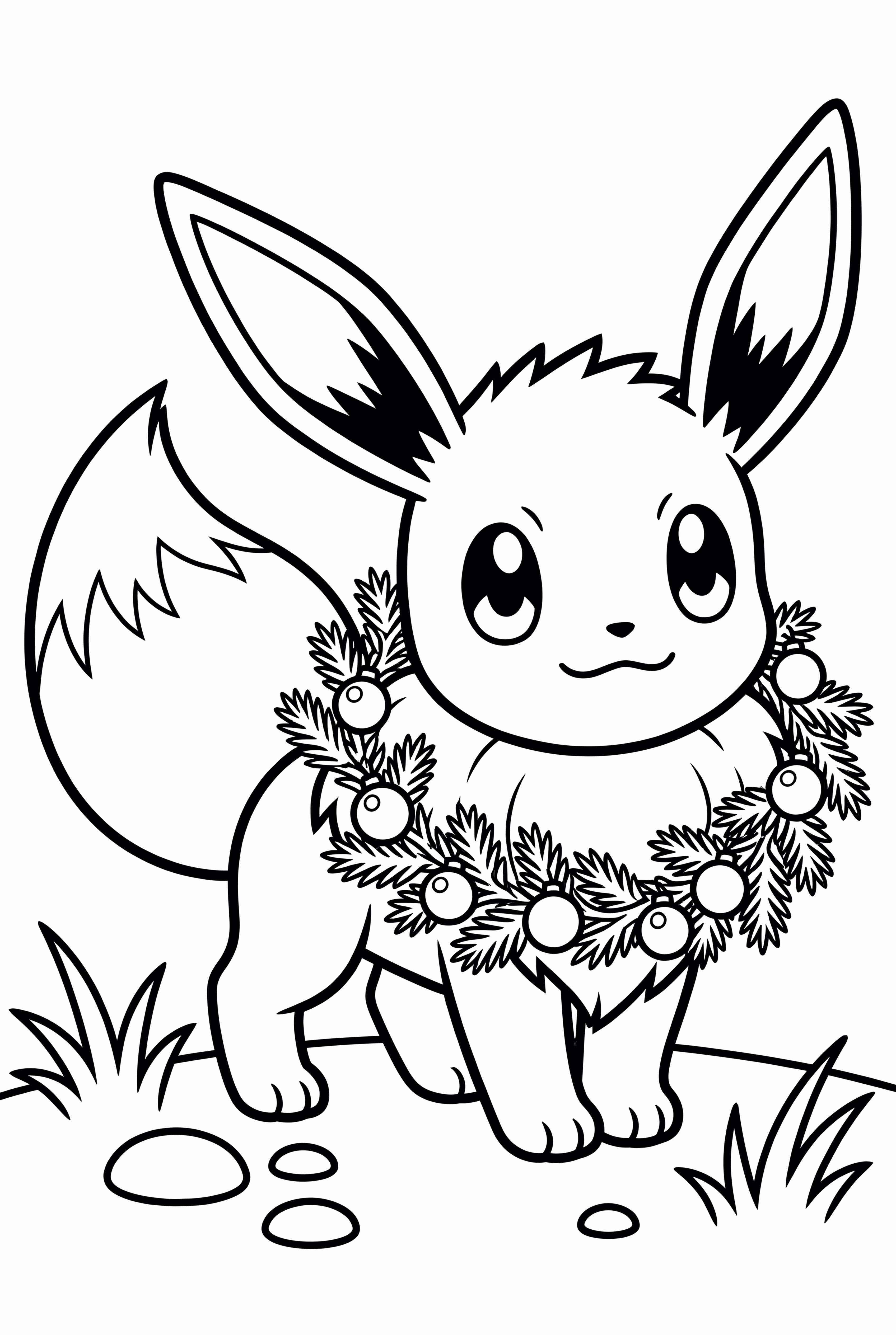 Eevee Christmas Wreath Making