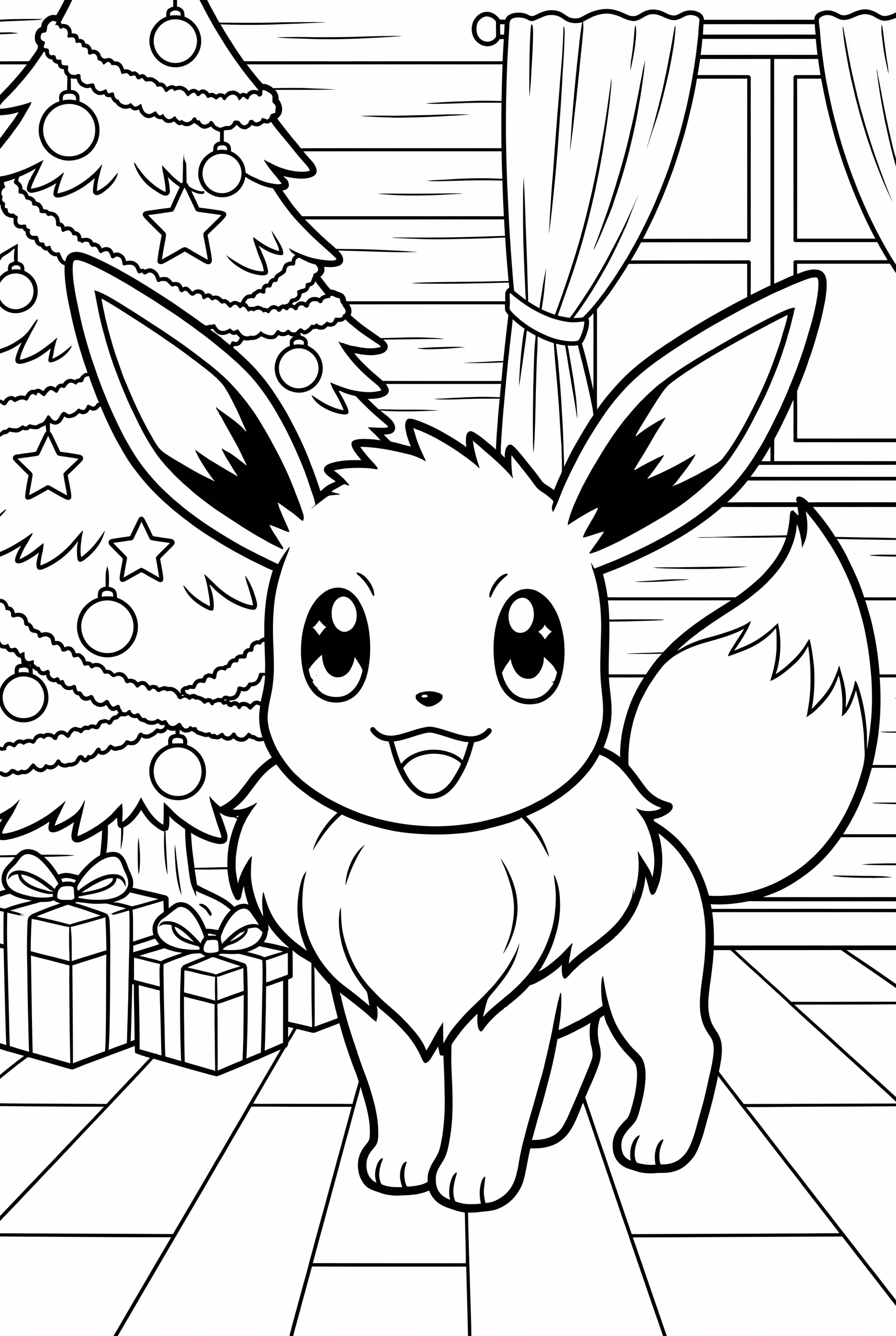 이브이 크리스마스 트리 꾸미기