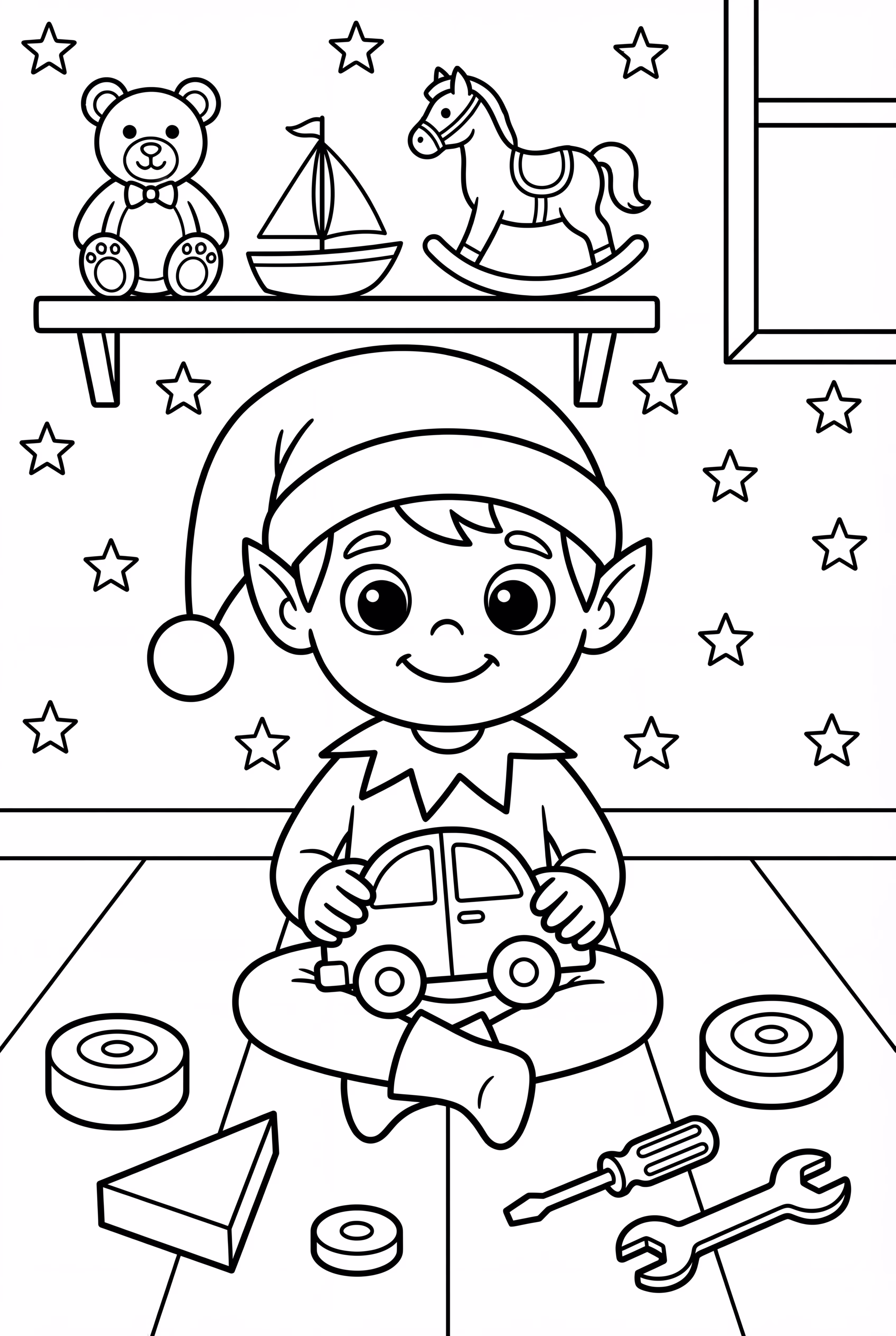 장난감 자동차를 만드는 요정