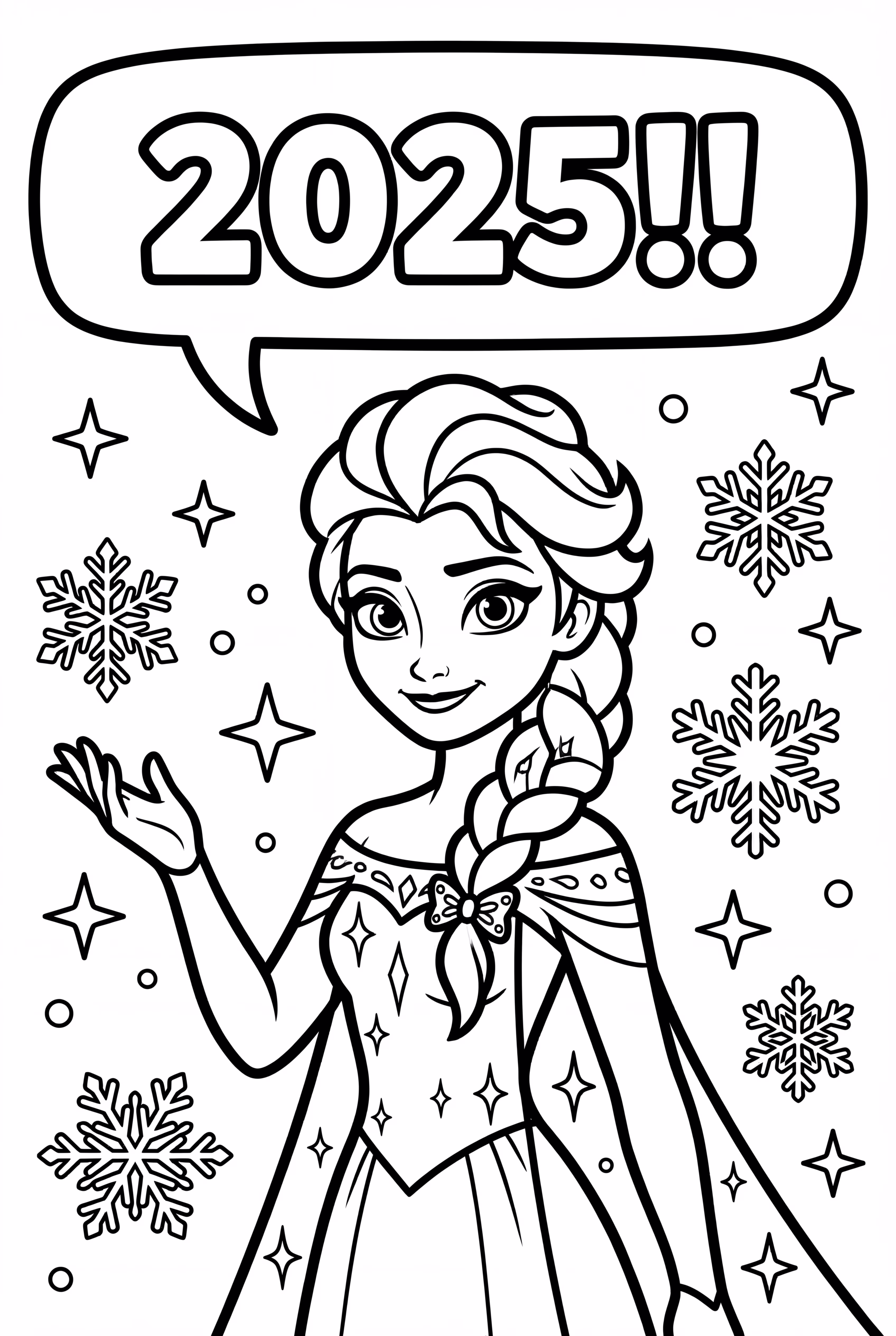 Elsa celebrates 2025
