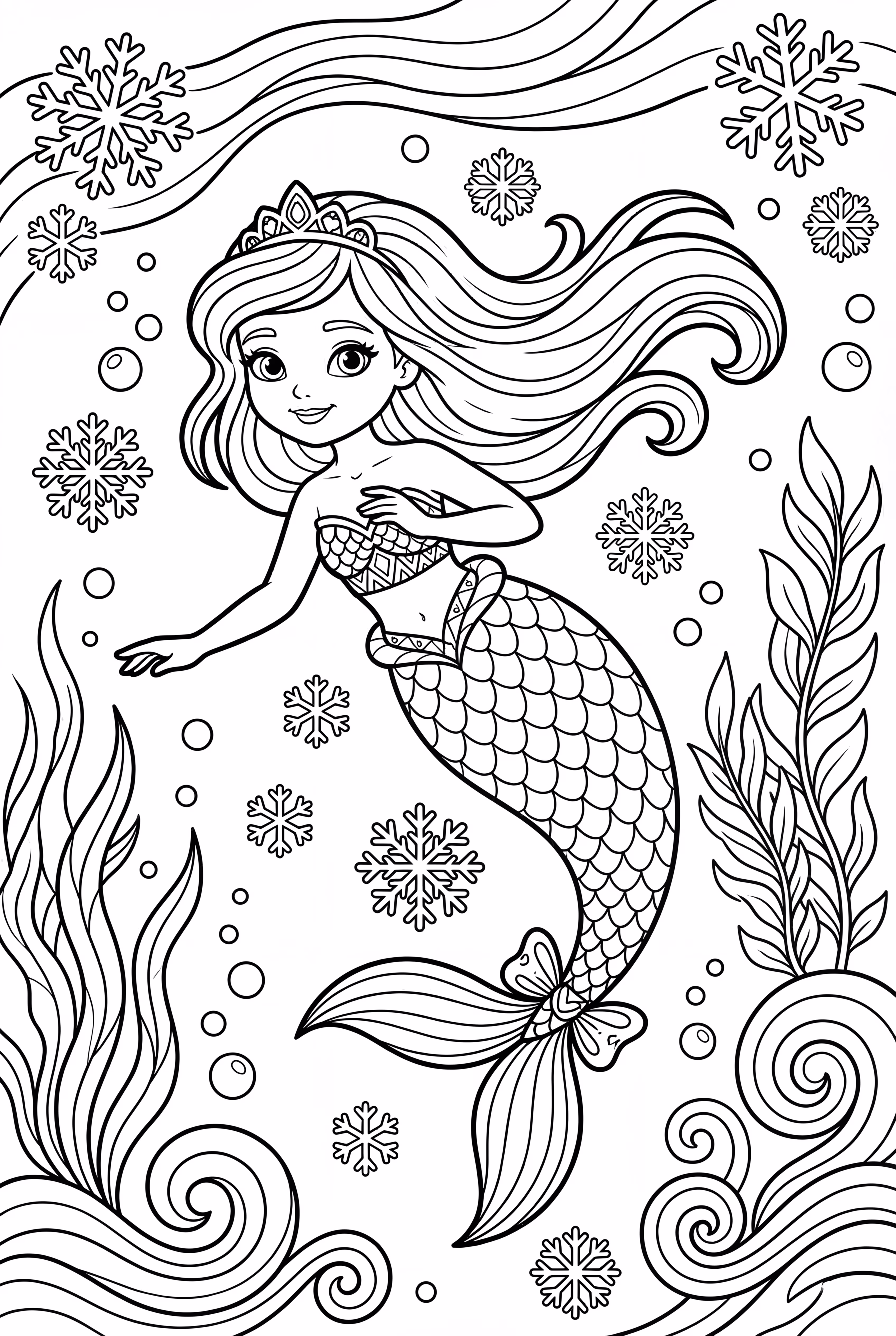 Elsa Mermaid Swim