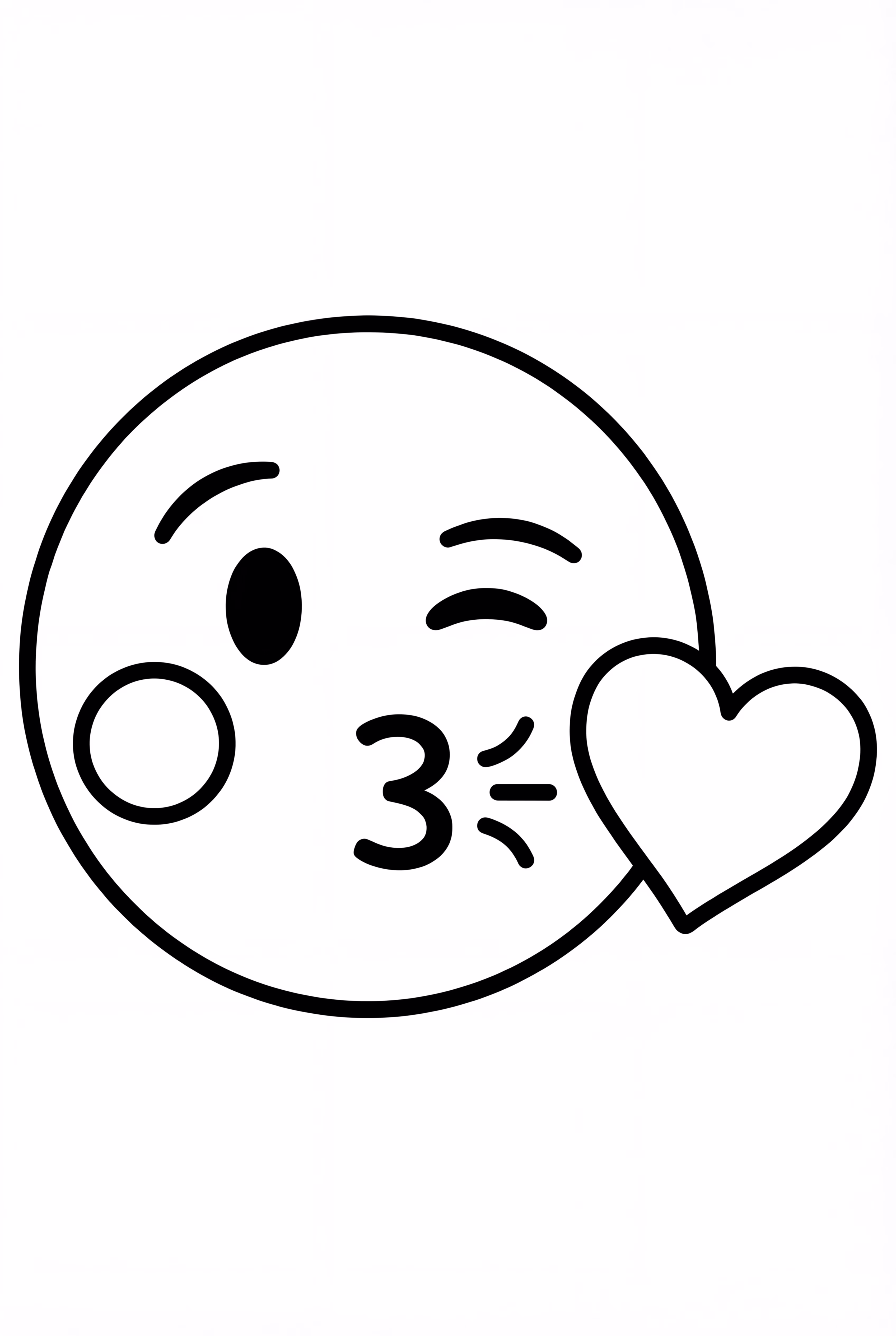 키스를 날리는 이모지