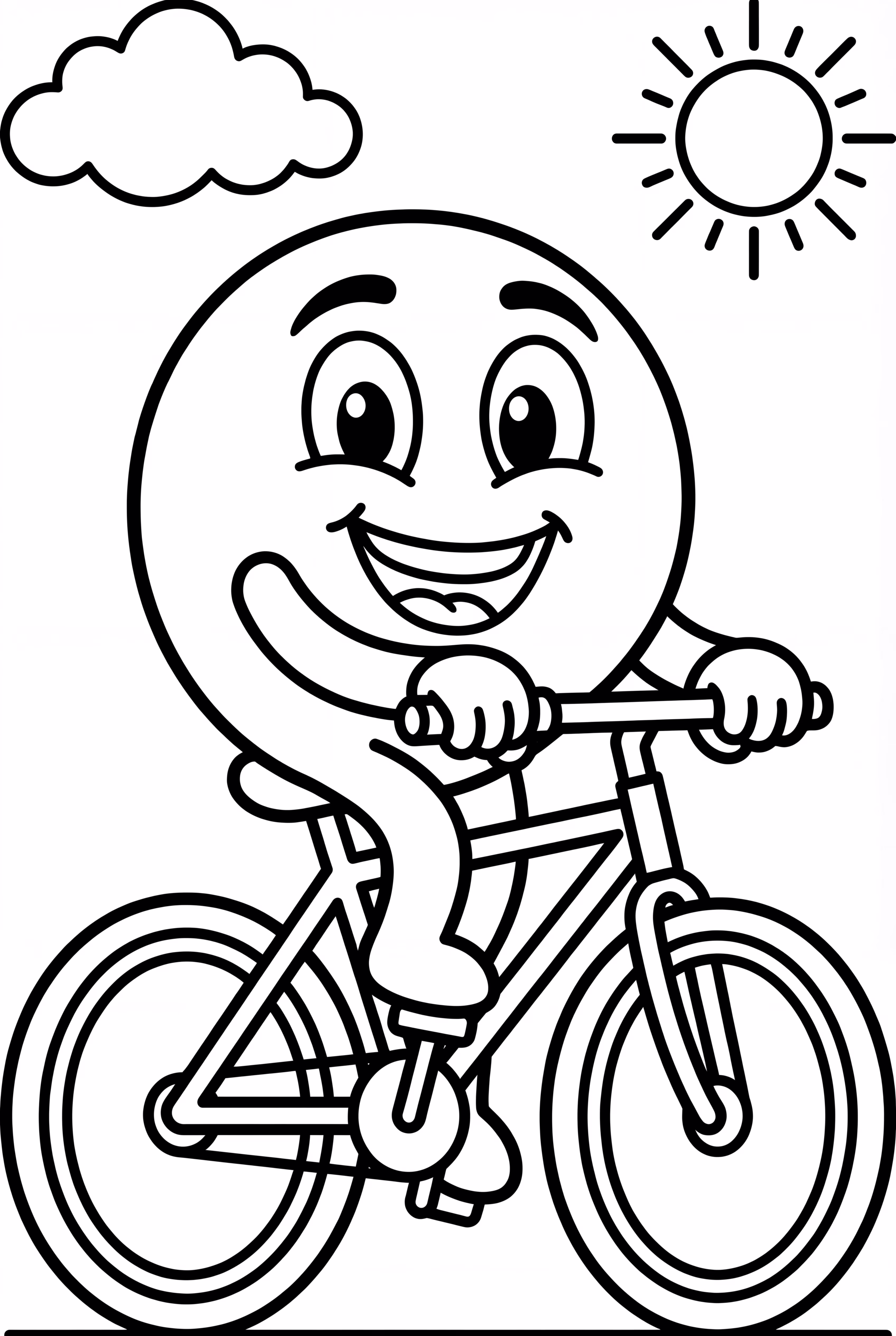 Emoji Riding Bicycle