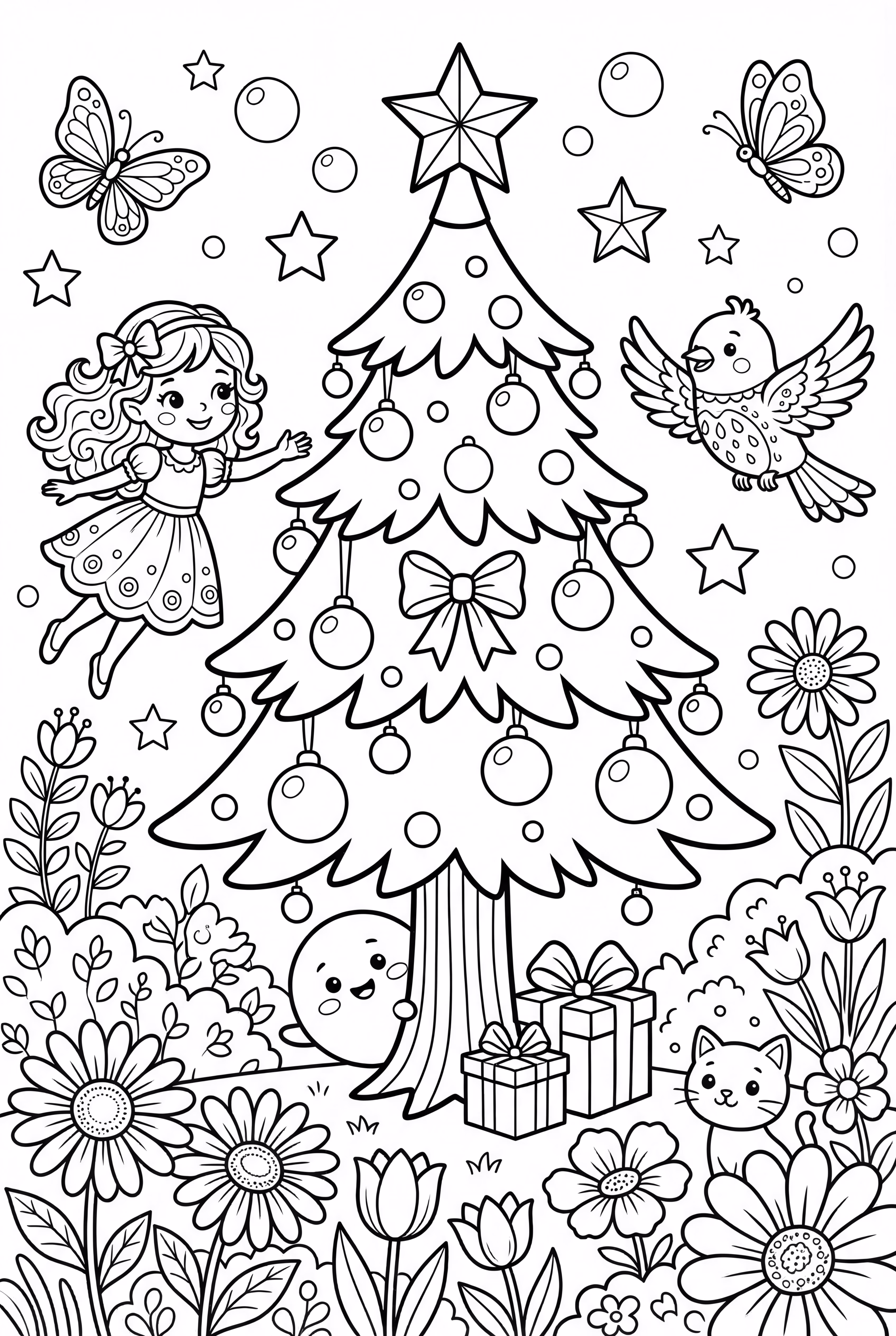 Enchanted Holiday Tree Garden