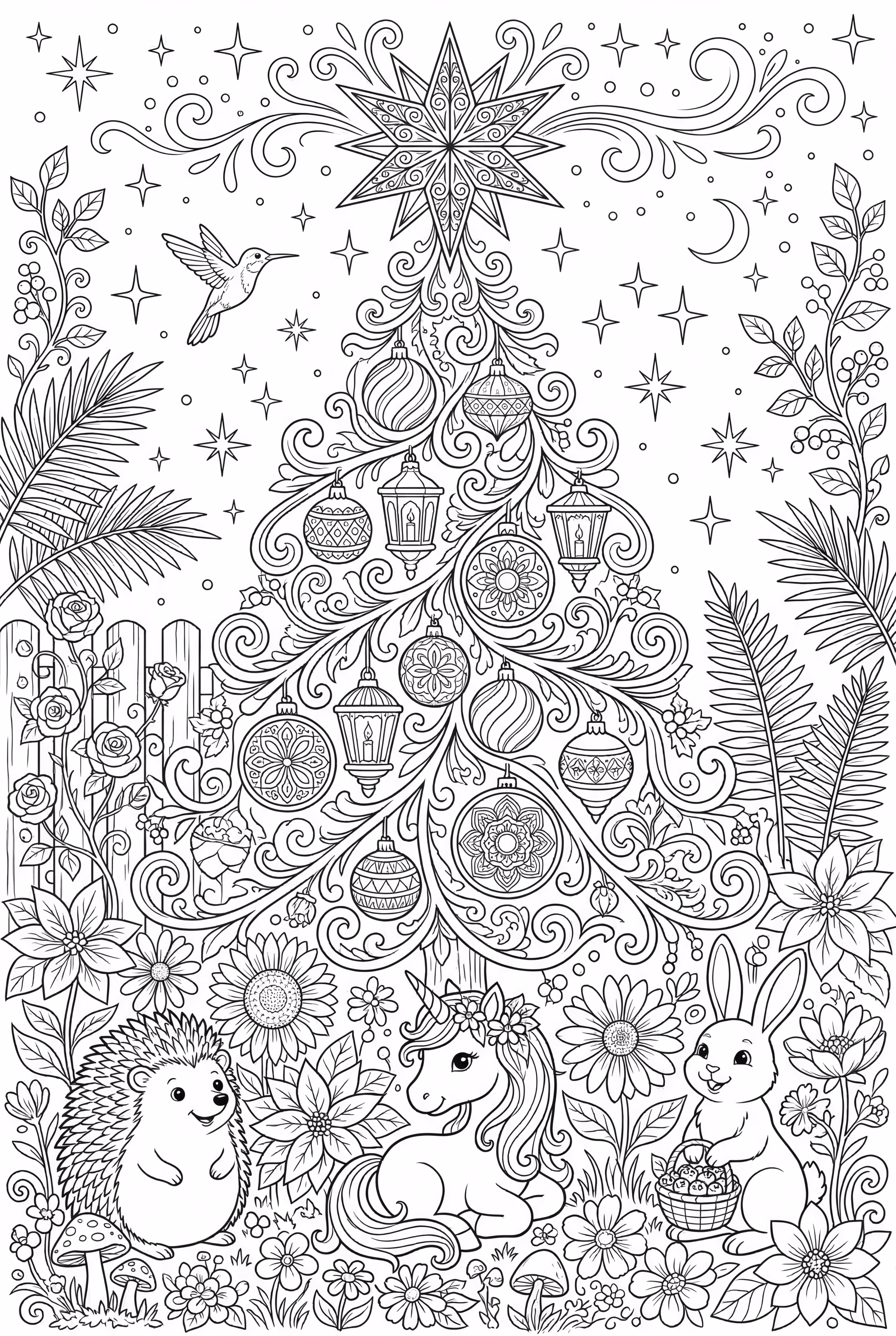 Jardín Mágico de Árboles Navideños-2